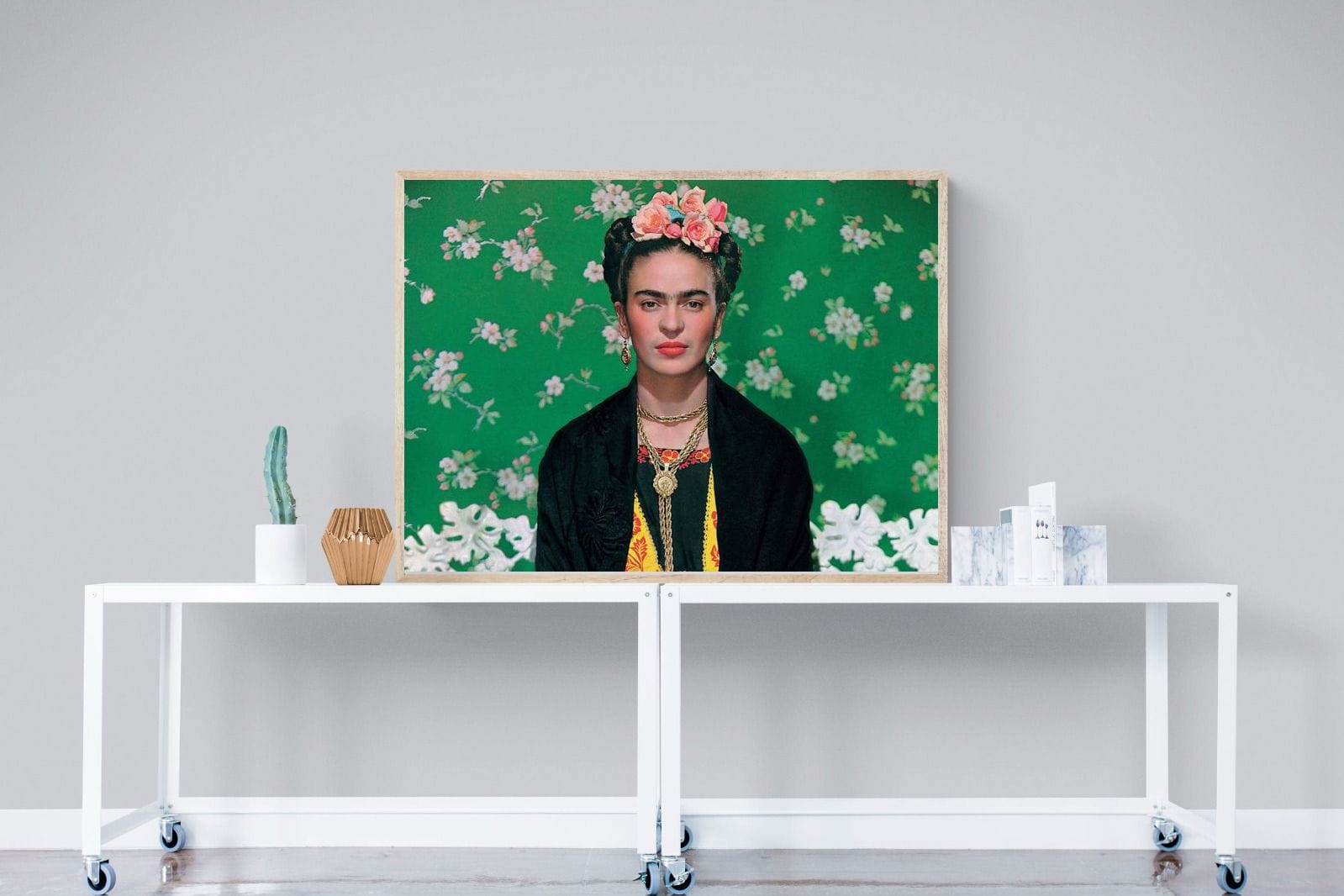 Fabulous Frida-Wall_Art-120 x 90cm-Mounted Canvas-Wood-Pixalot