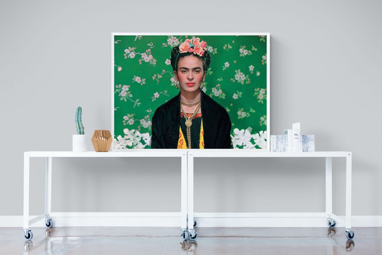 Fabulous Frida-Wall_Art-120 x 90cm-Mounted Canvas-White-Pixalot