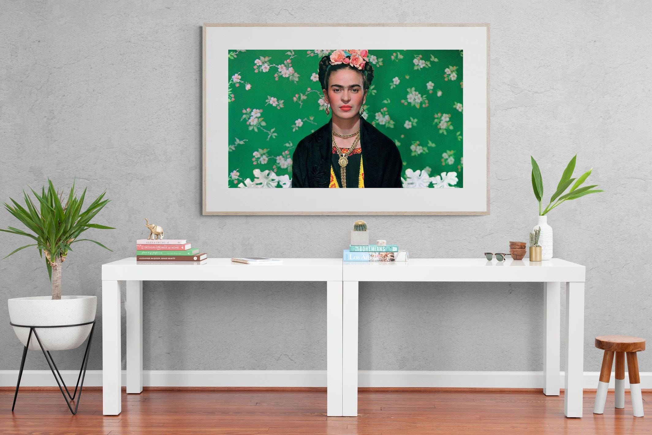 Fabulous Frida-Wall_Art-150 x 100cm-Framed Print-Wood-Pixalot