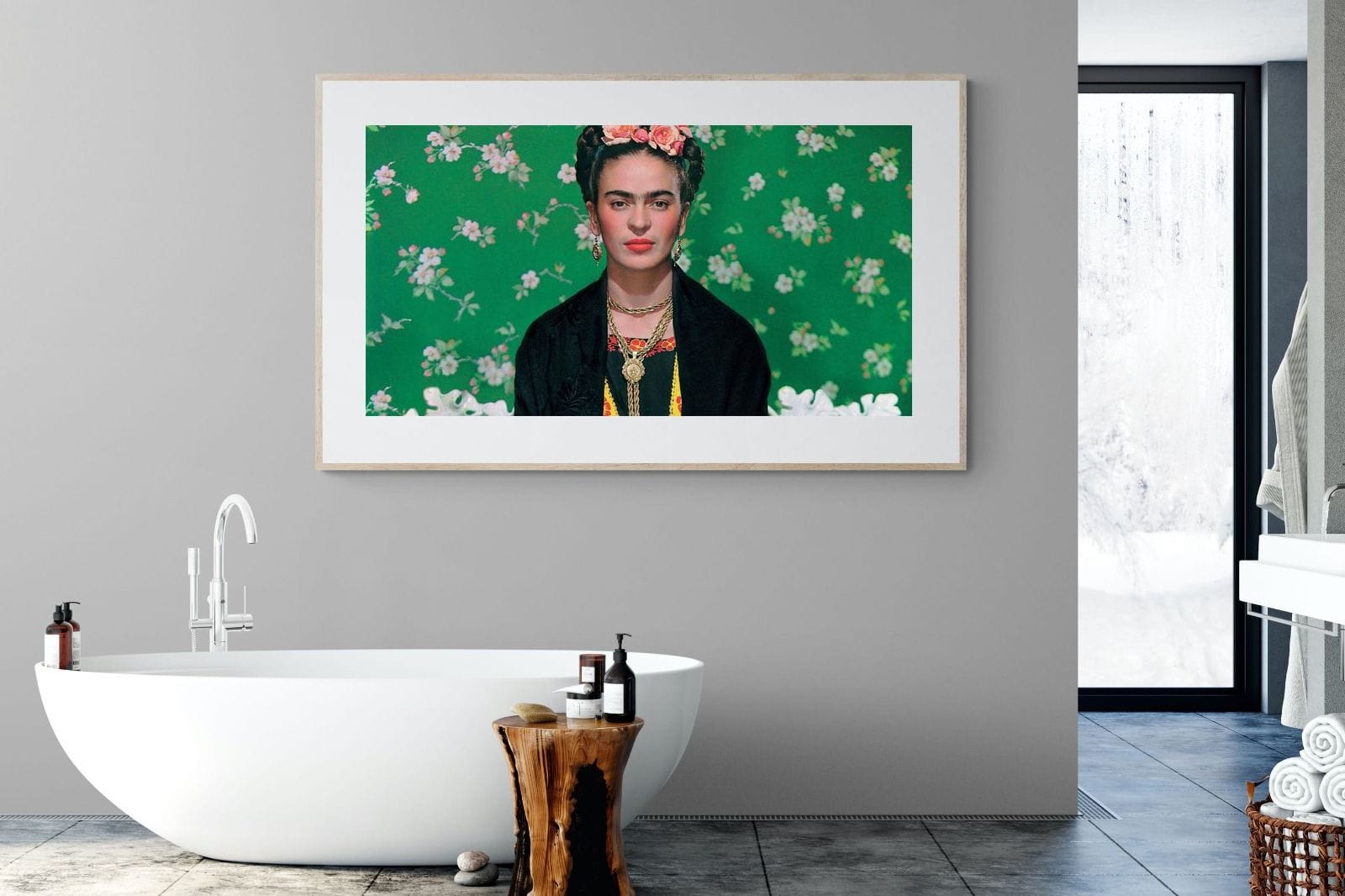 Fabulous Frida-Wall_Art-180 x 110cm-Framed Print-Wood-Pixalot
