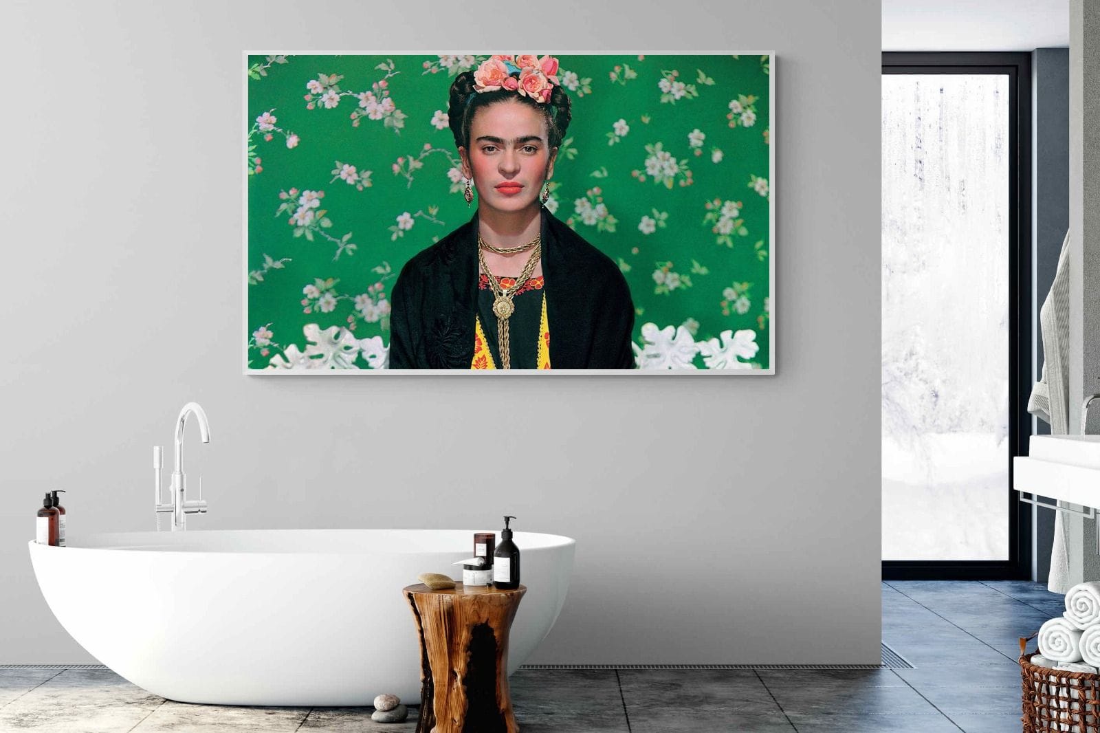 Fabulous Frida-Wall_Art-180 x 110cm-Mounted Canvas-White-Pixalot