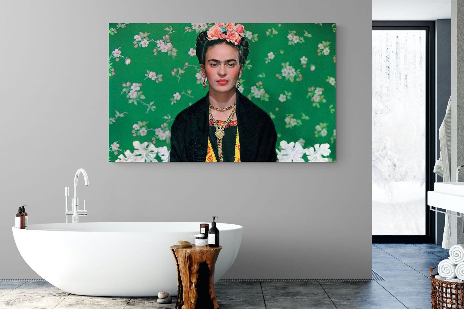 Fabulous Frida-Wall_Art-180 x 110cm-Mounted Canvas-No Frame-Pixalot