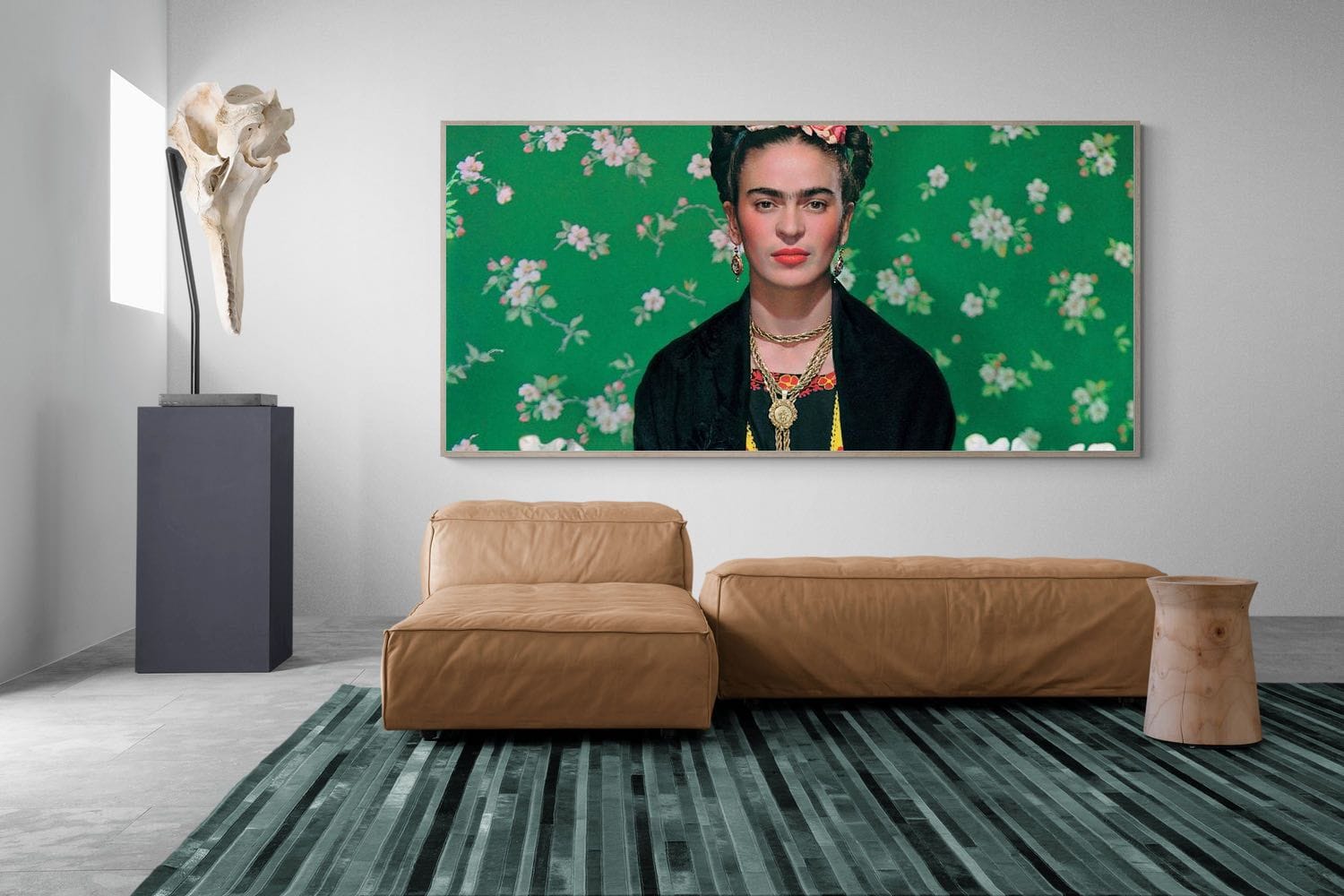Fabulous Frida-Wall_Art-275 x 130cm-Mounted Canvas-Wood-Pixalot