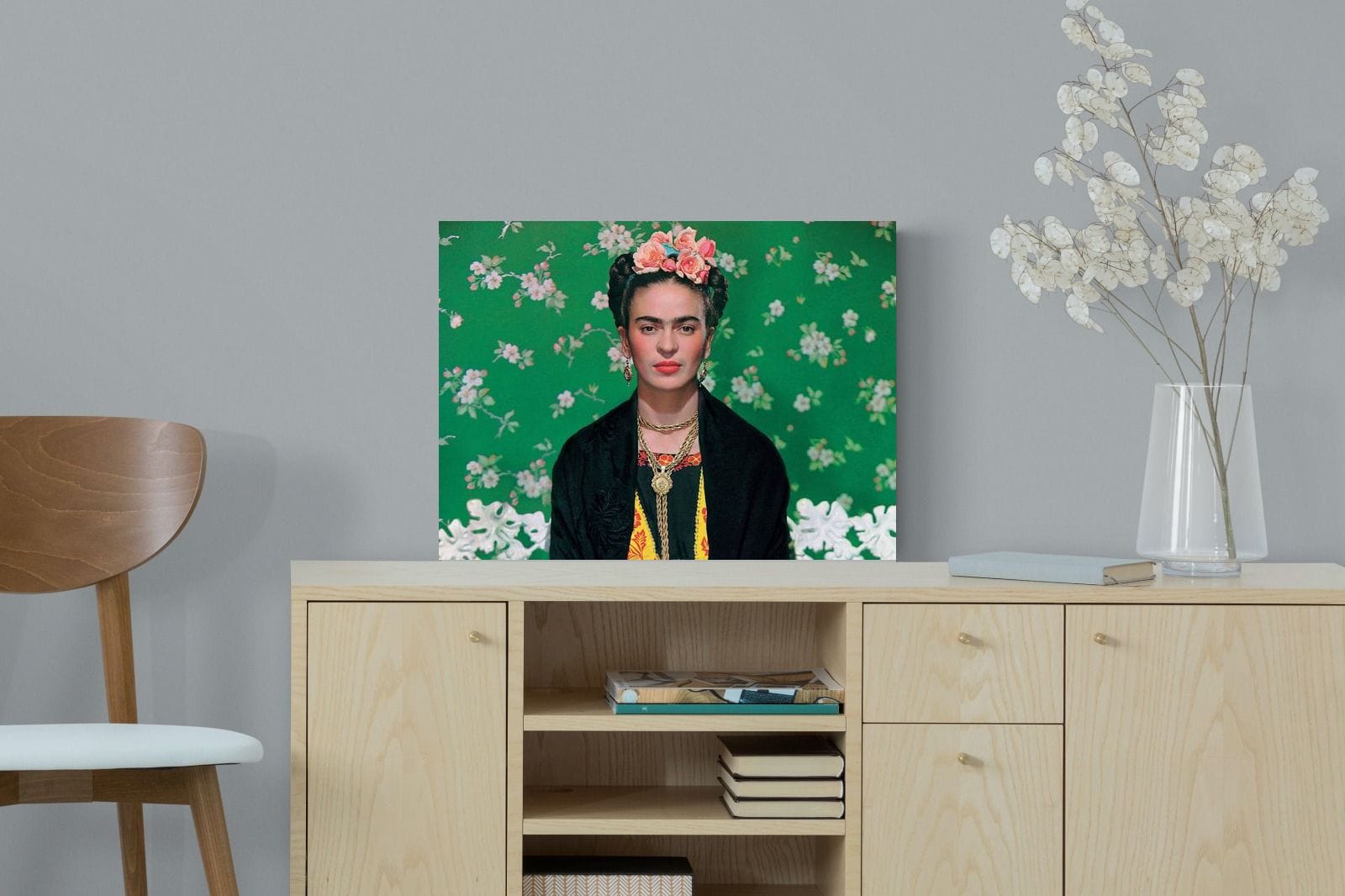 Fabulous Frida-Wall_Art-60 x 45cm-Mounted Canvas-No Frame-Pixalot