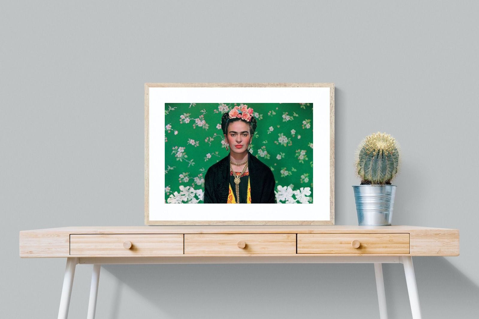 Fabulous Frida-Wall_Art-80 x 60cm-Framed Print-Wood-Pixalot
