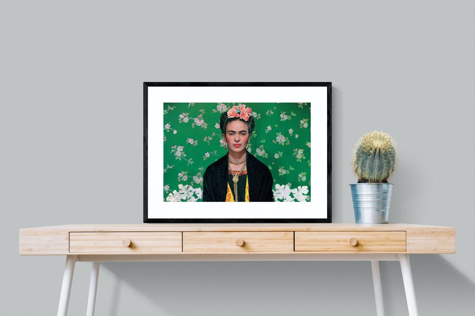 Fabulous Frida-Wall_Art-80 x 60cm-Framed Print-Black-Pixalot