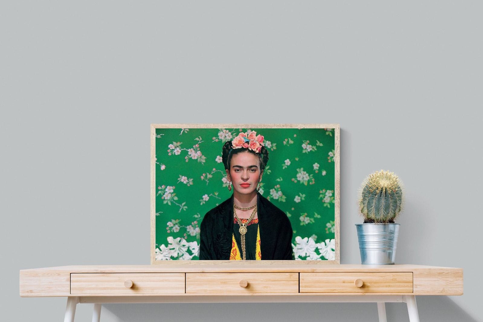 Fabulous Frida-Wall_Art-80 x 60cm-Mounted Canvas-Wood-Pixalot