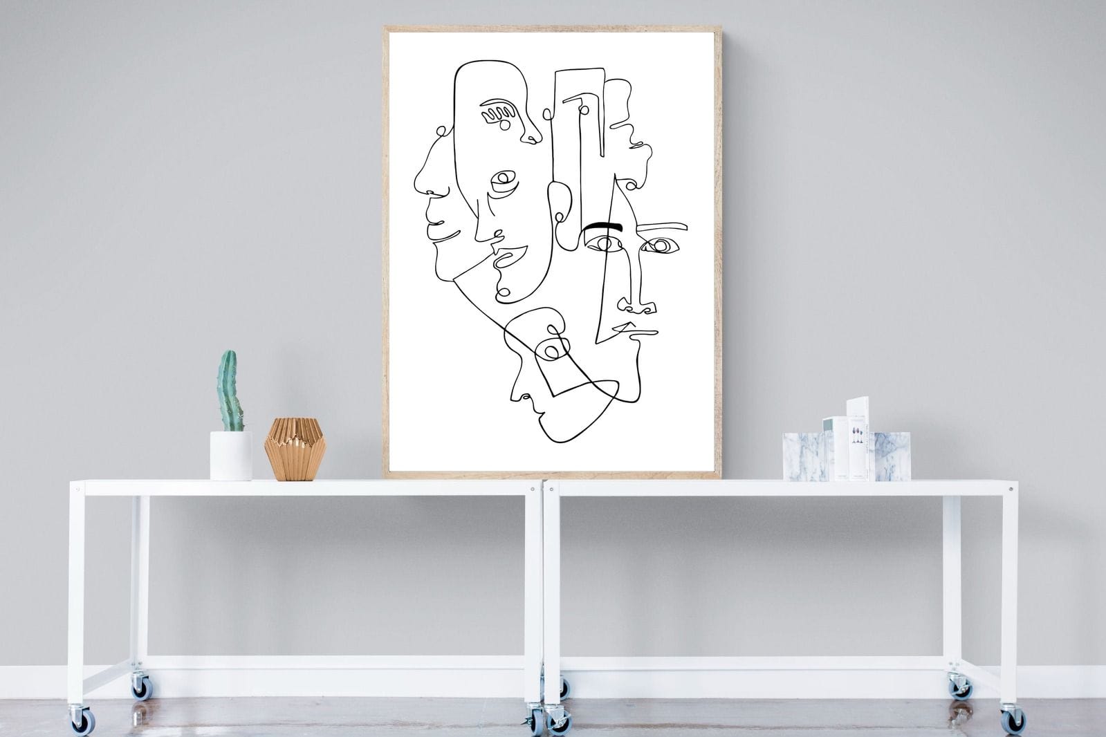 Face to Face-Wall_Art-90 x 120cm-Mounted Canvas-Wood-Pixalot