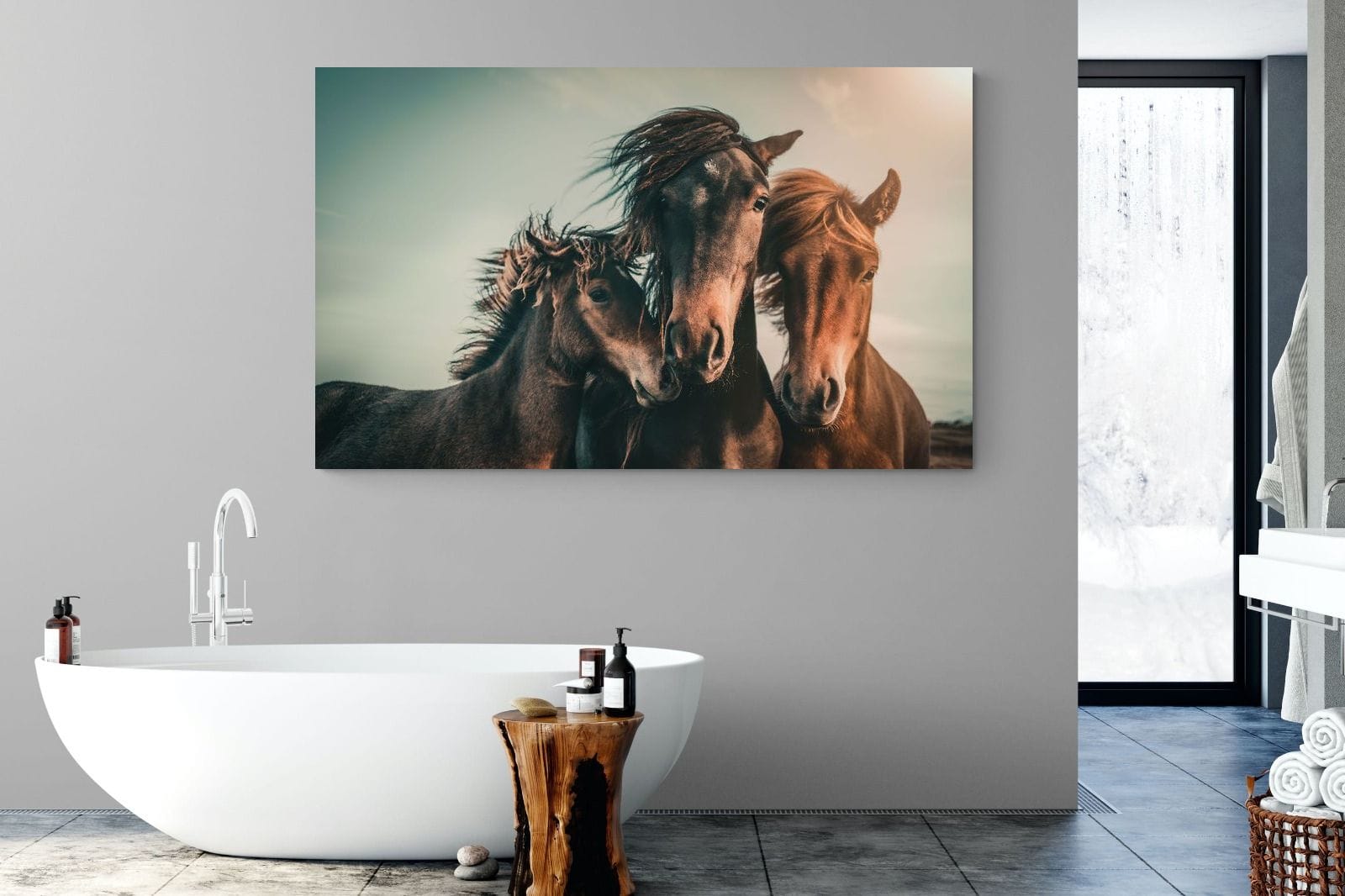 Family Portrait-Wall_Art-180 x 110cm-Mounted Canvas-No Frame-Pixalot