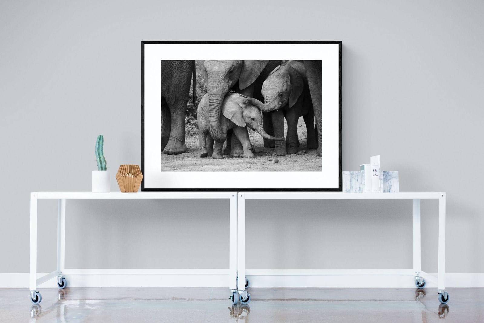 Family Ties-Wall_Art-120 x 90cm-Framed Print-Black-Pixalot