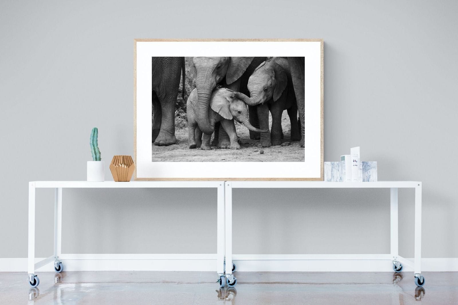 Family Ties-Wall_Art-120 x 90cm-Framed Print-Wood-Pixalot