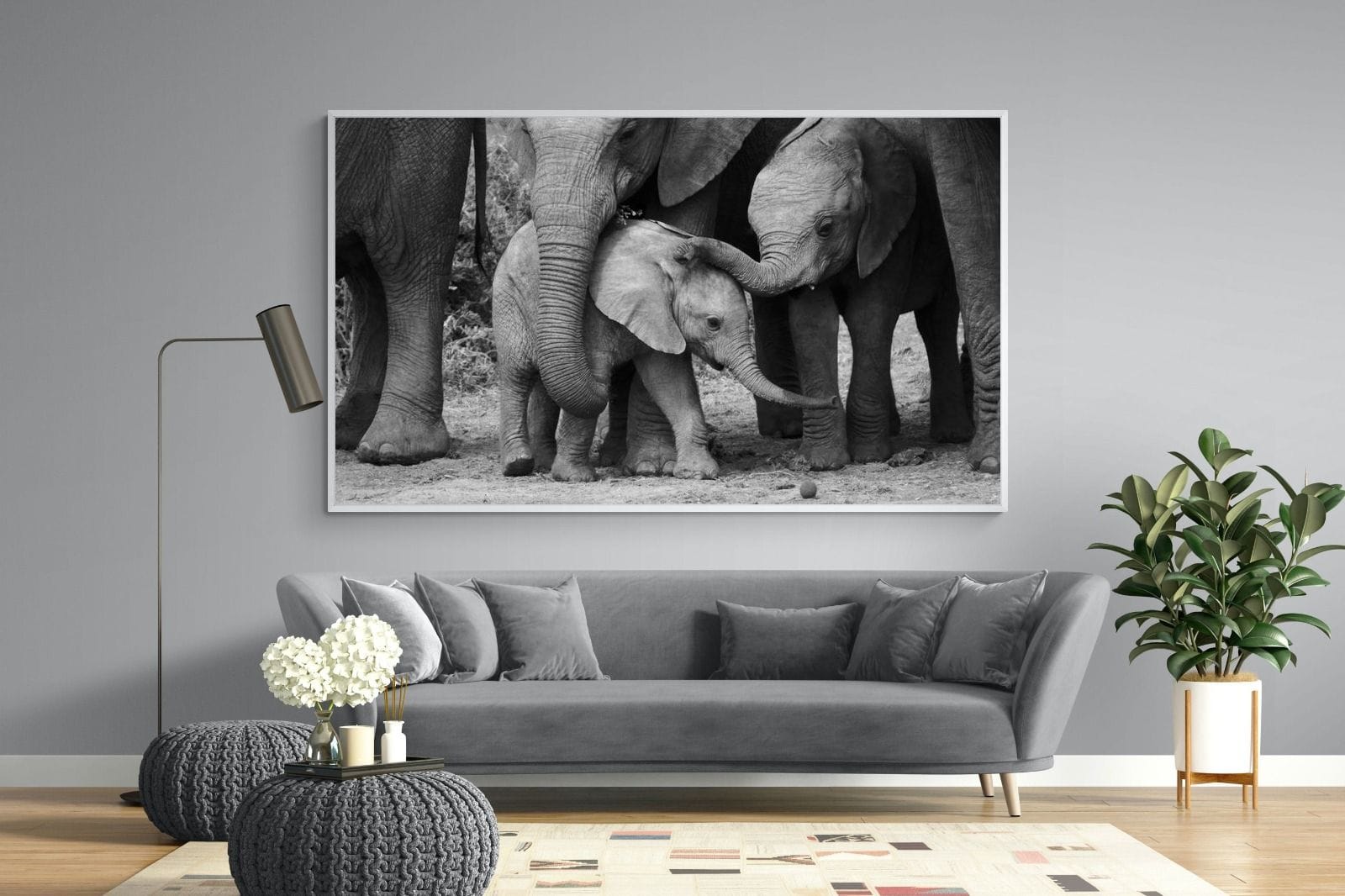 Family Ties-Wall_Art-220 x 130cm-Mounted Canvas-White-Pixalot