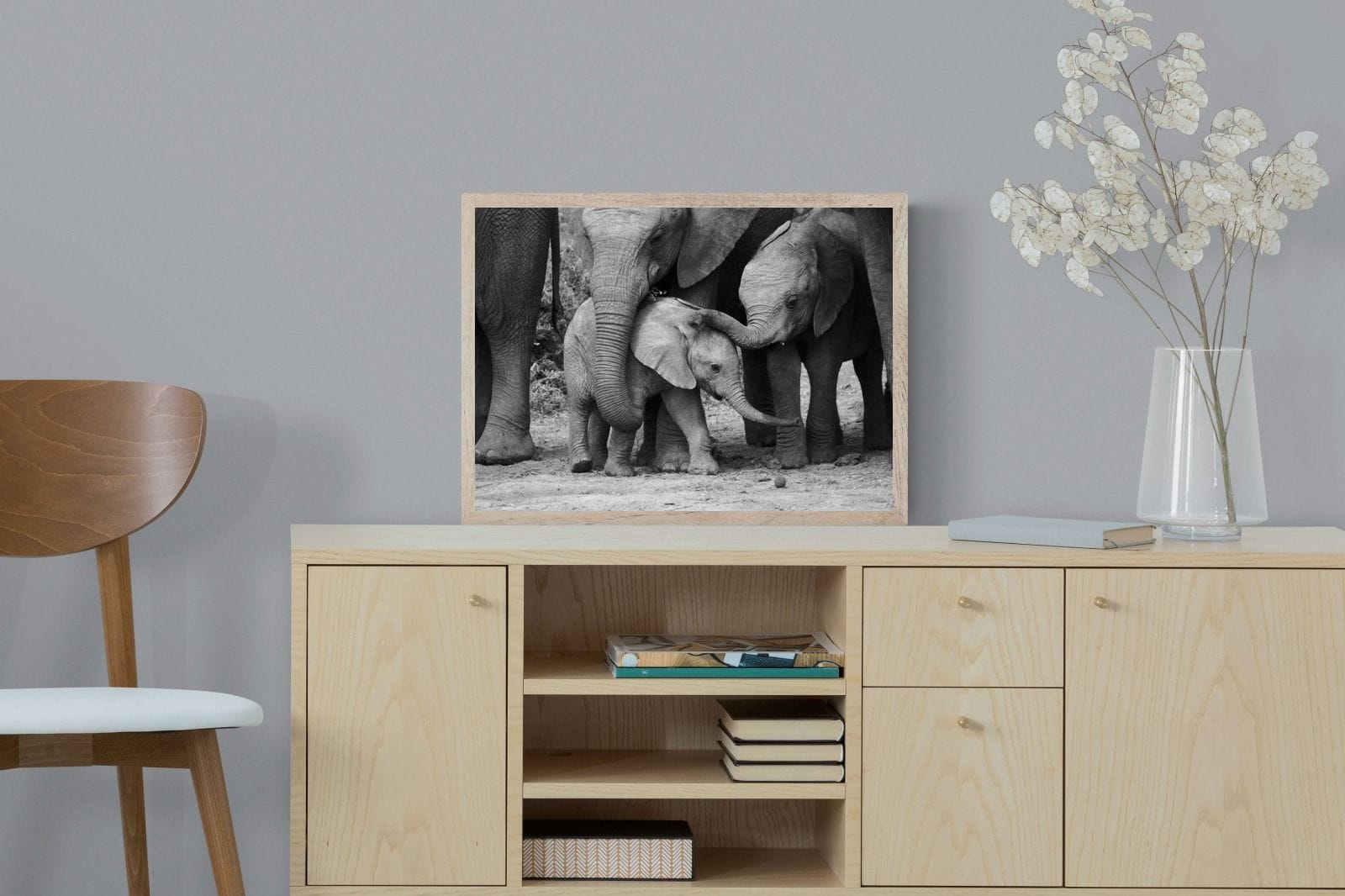 Family Ties-Wall_Art-60 x 45cm-Mounted Canvas-Wood-Pixalot
