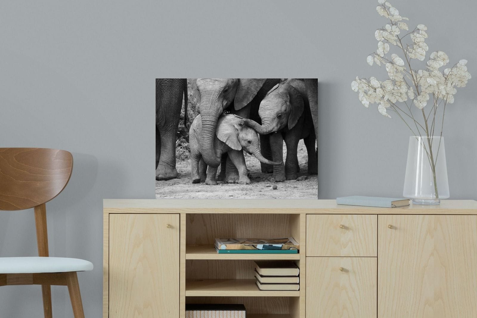 Family Ties-Wall_Art-60 x 45cm-Mounted Canvas-No Frame-Pixalot