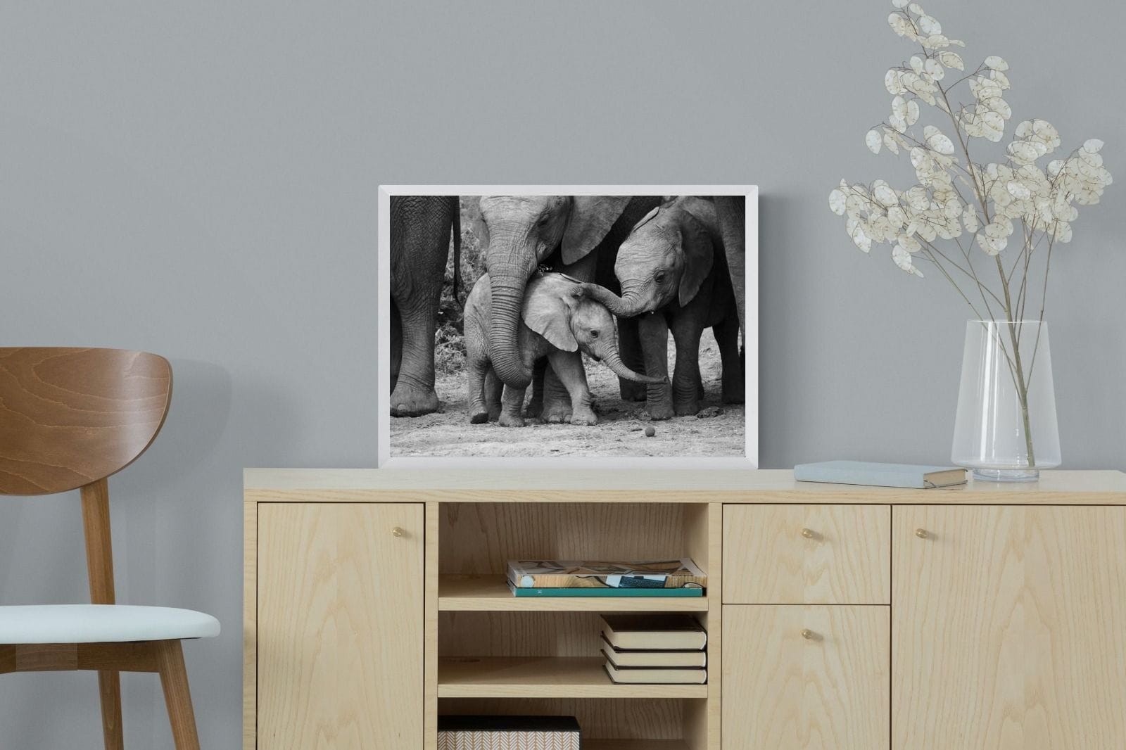 Family Ties-Wall_Art-60 x 45cm-Mounted Canvas-White-Pixalot