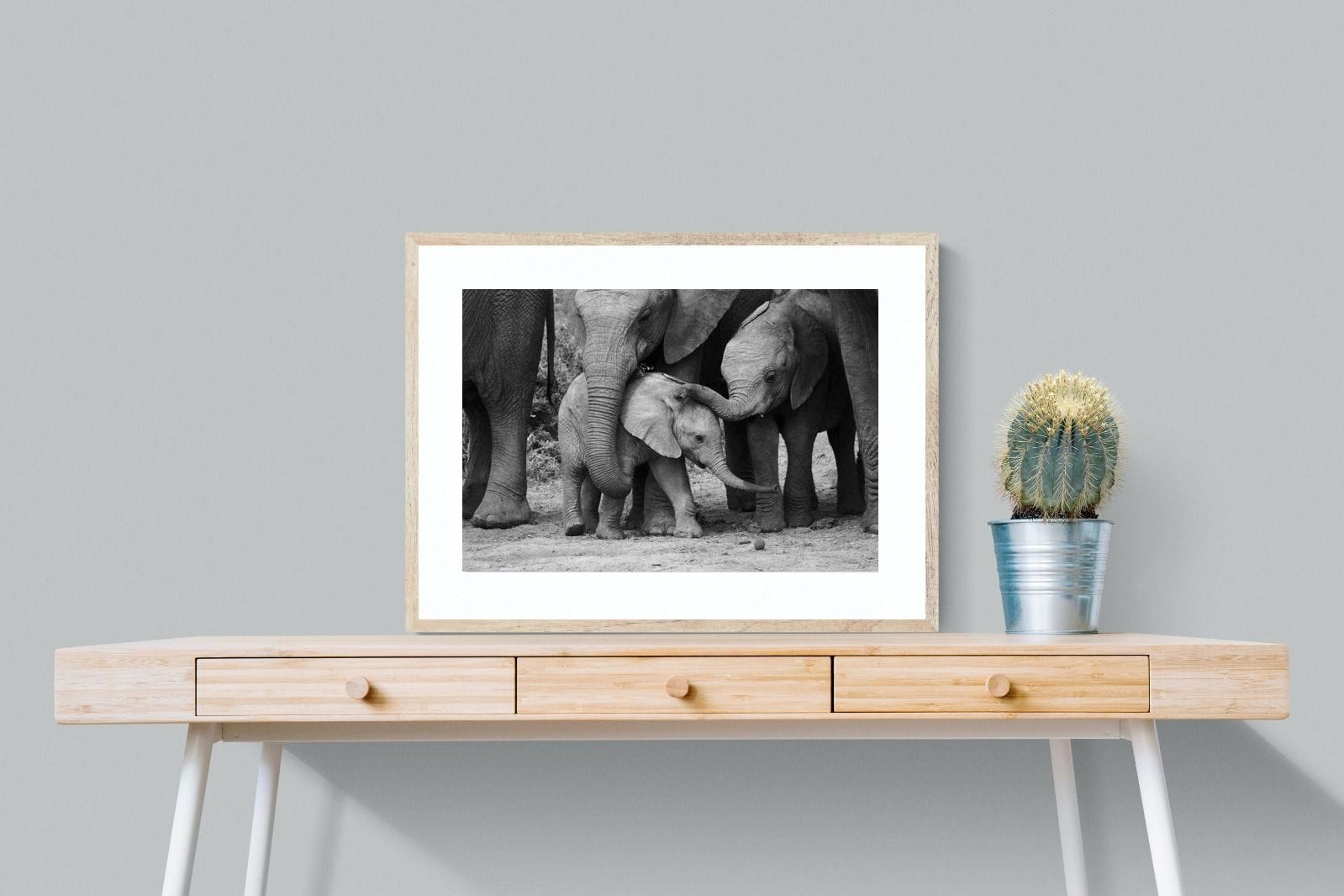Family Ties-Wall_Art-80 x 60cm-Framed Print-Wood-Pixalot