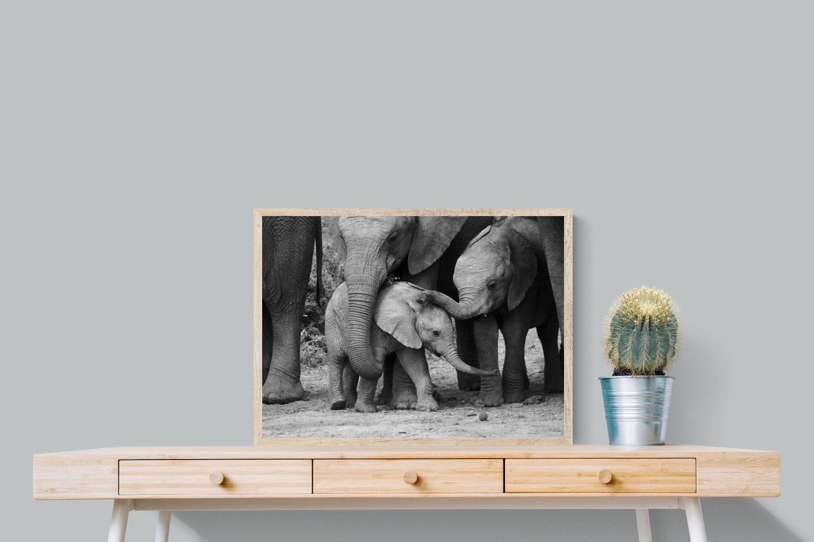 Family Ties-Wall_Art-80 x 60cm-Mounted Canvas-Wood-Pixalot