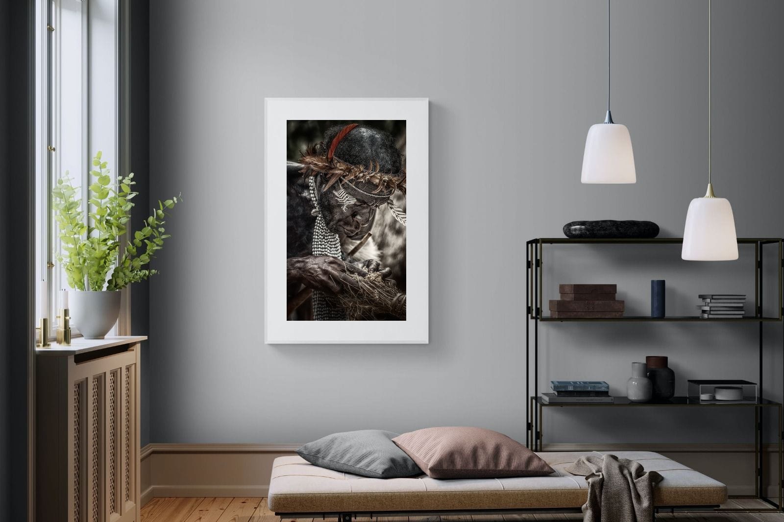 Fire Starter-Wall_Art-100 x 150cm-Framed Print-White-Pixalot