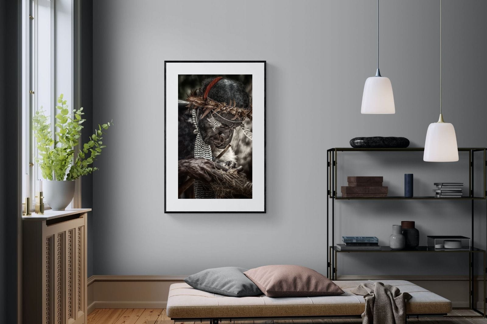 Fire Starter-Wall_Art-100 x 150cm-Framed Print-Black-Pixalot