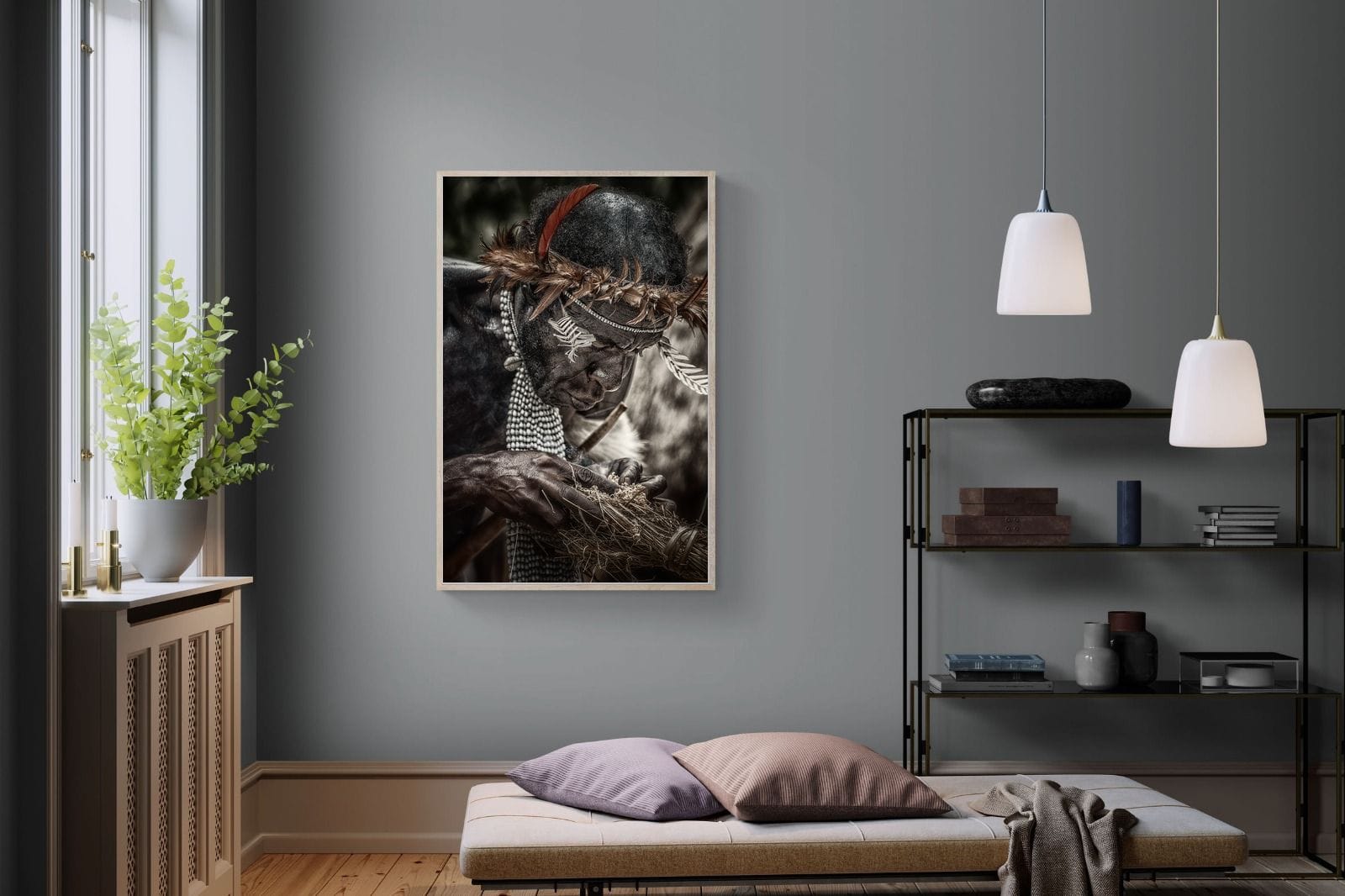 Fire Starter-Wall_Art-100 x 150cm-Mounted Canvas-Wood-Pixalot