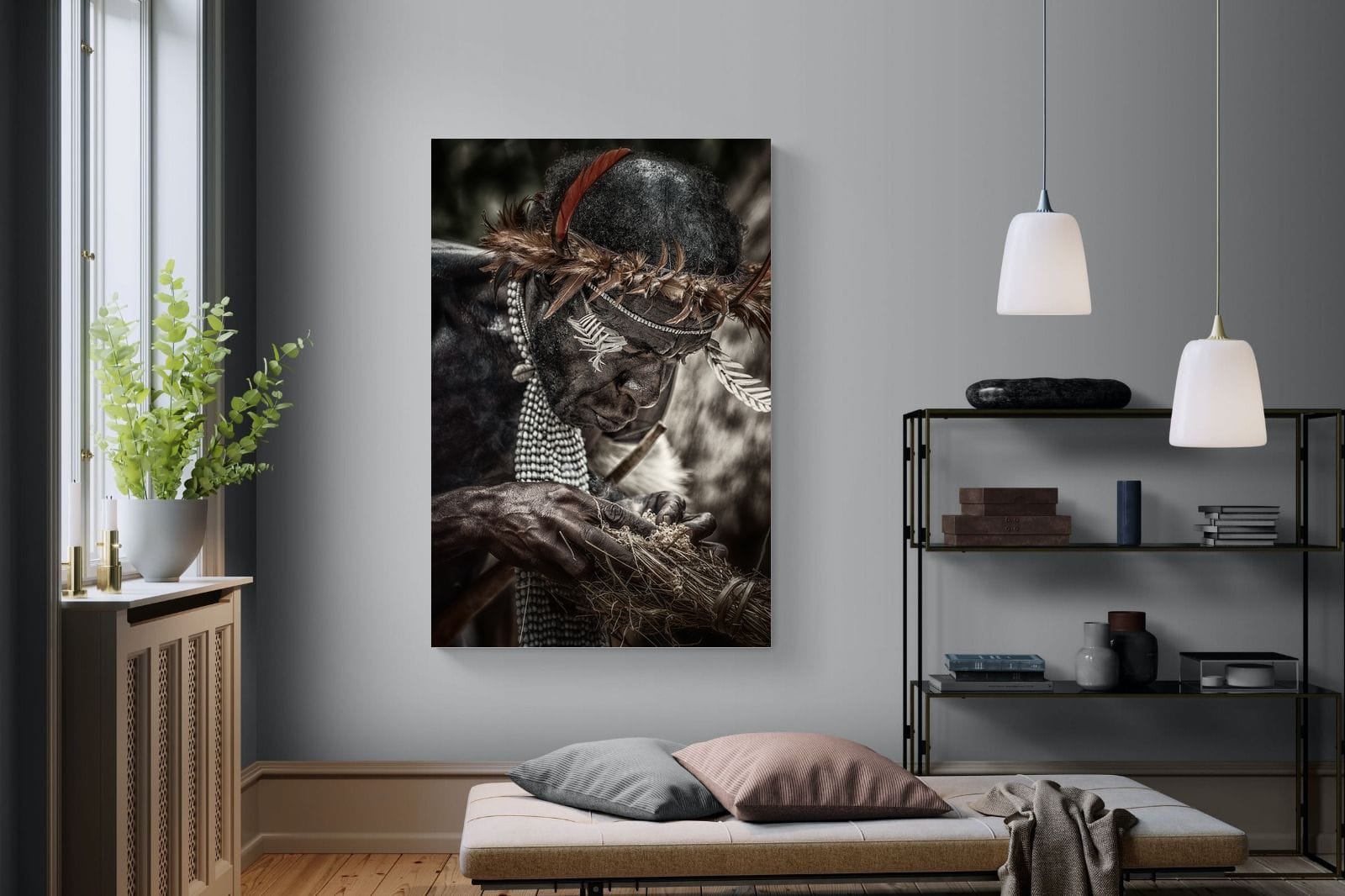 Fire Starter-Wall_Art-120 x 180cm-Mounted Canvas-No Frame-Pixalot