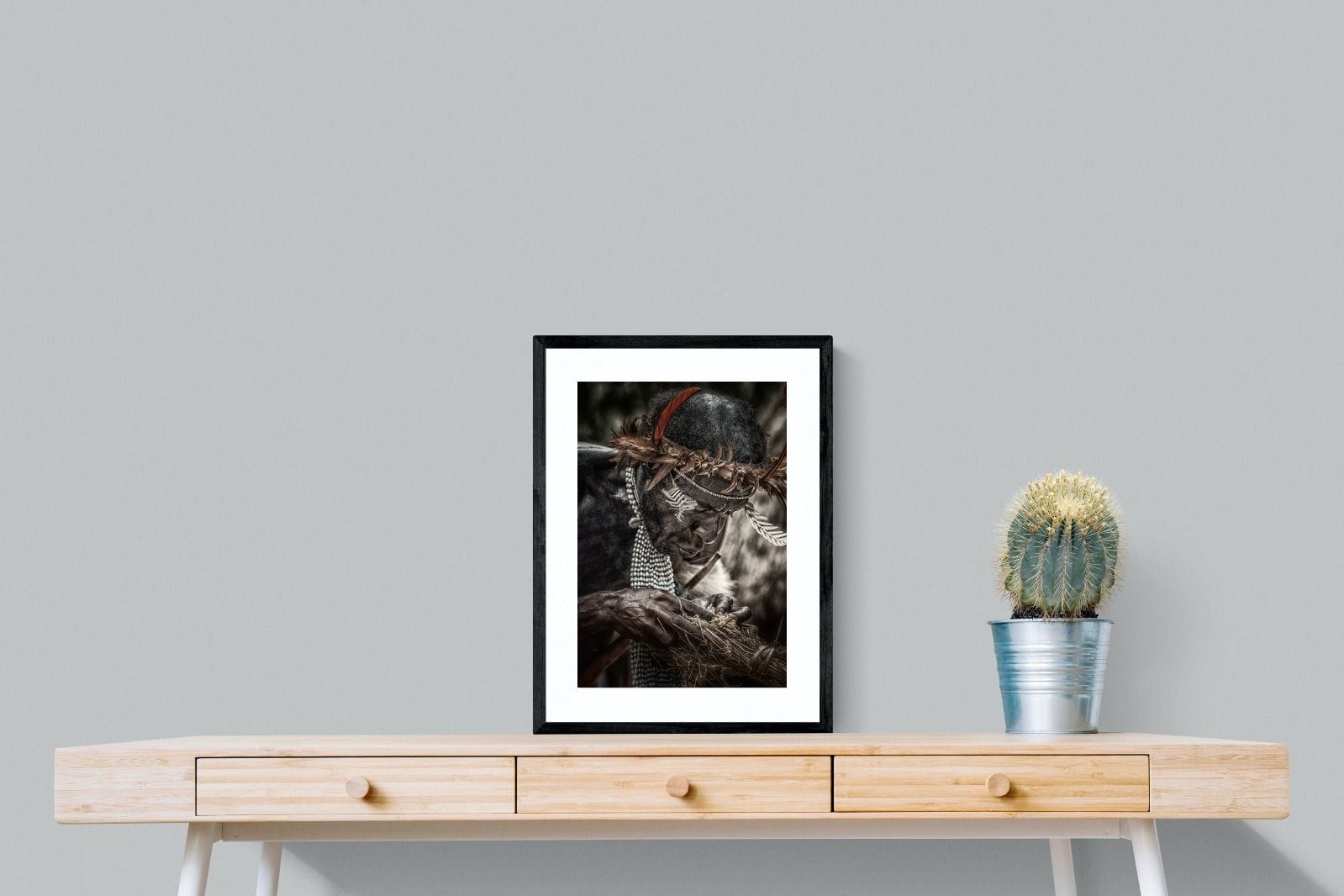 Fire Starter-Wall_Art-45 x 60cm-Framed Print-Black-Pixalot