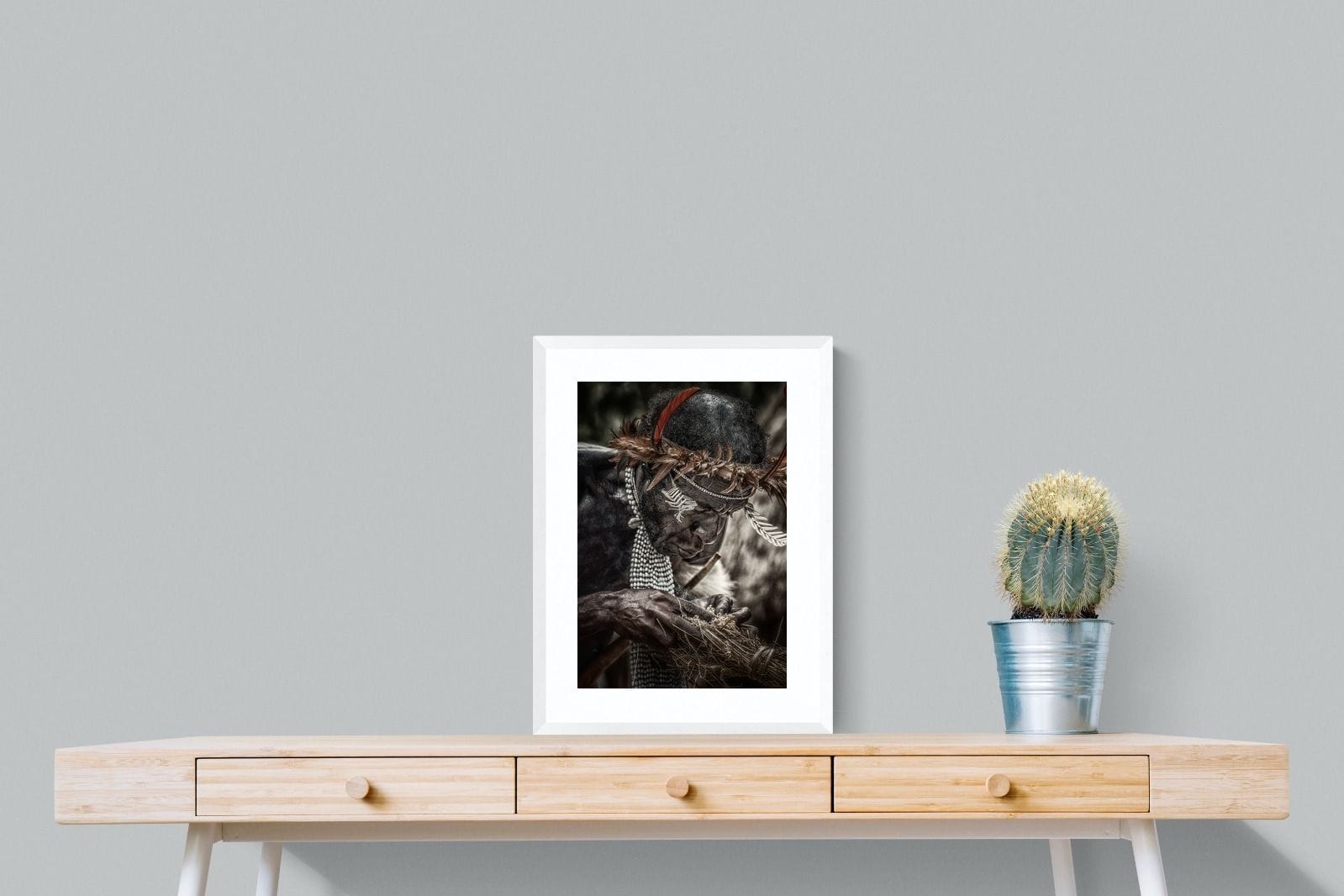 Fire Starter-Wall_Art-45 x 60cm-Framed Print-White-Pixalot