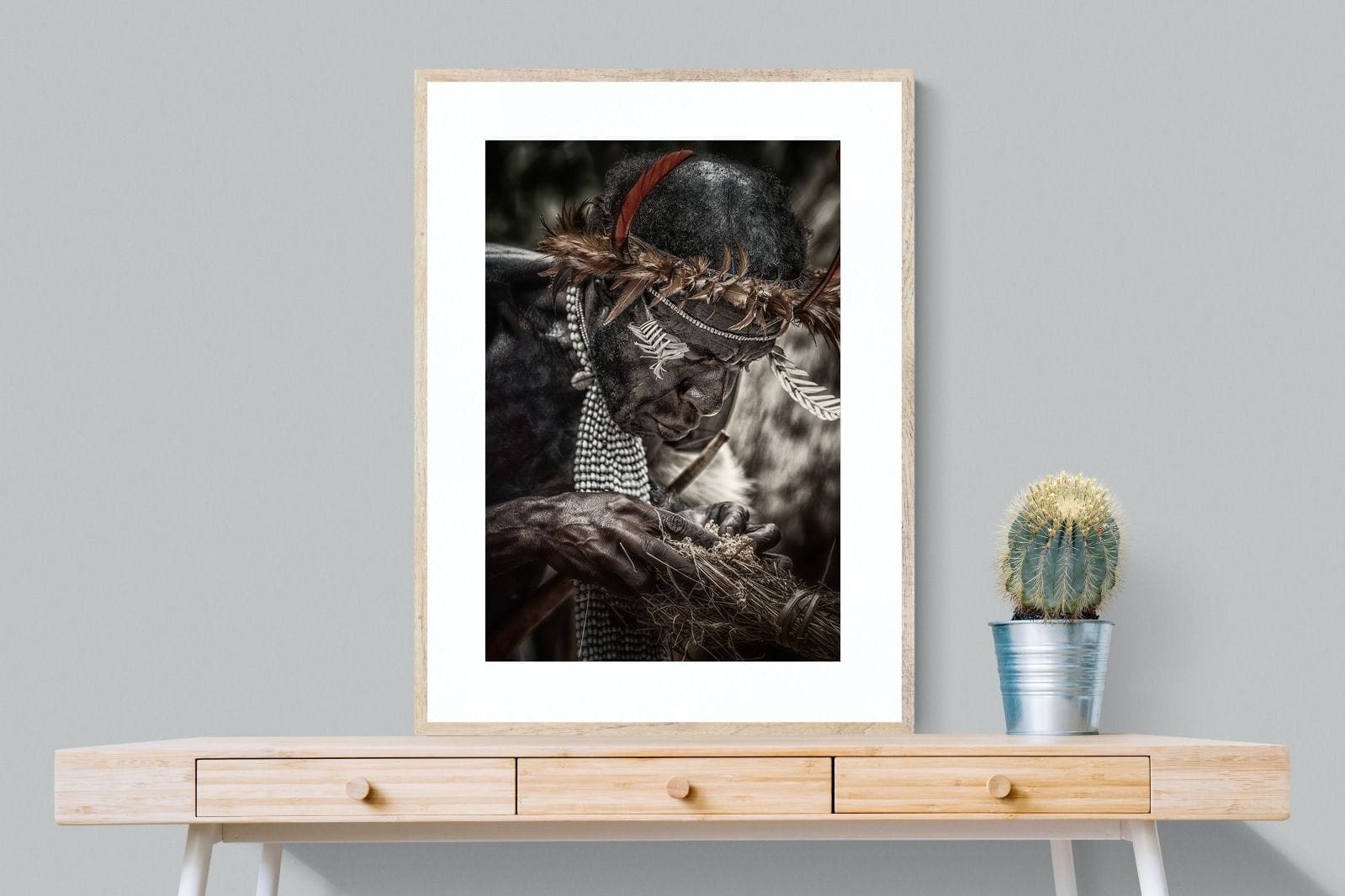 Fire Starter-Wall_Art-75 x 100cm-Framed Print-Wood-Pixalot