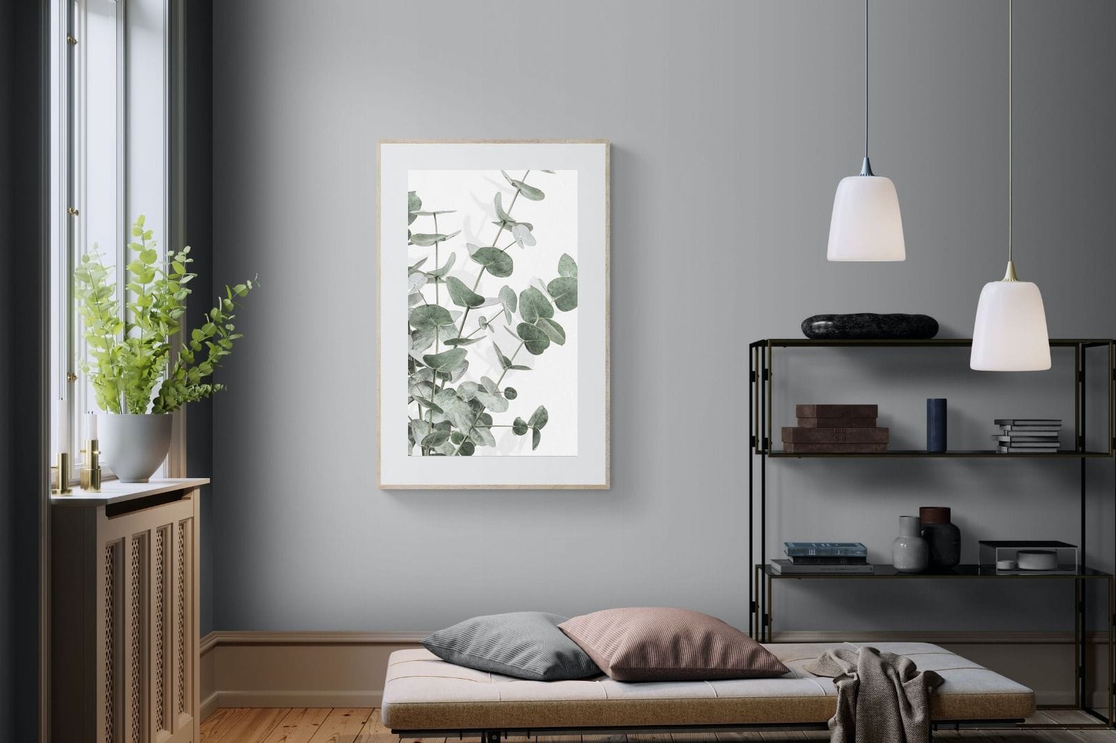Flourishing Eucalyptus-Wall_Art-100 x 150cm-Framed Print-Wood-Pixalot