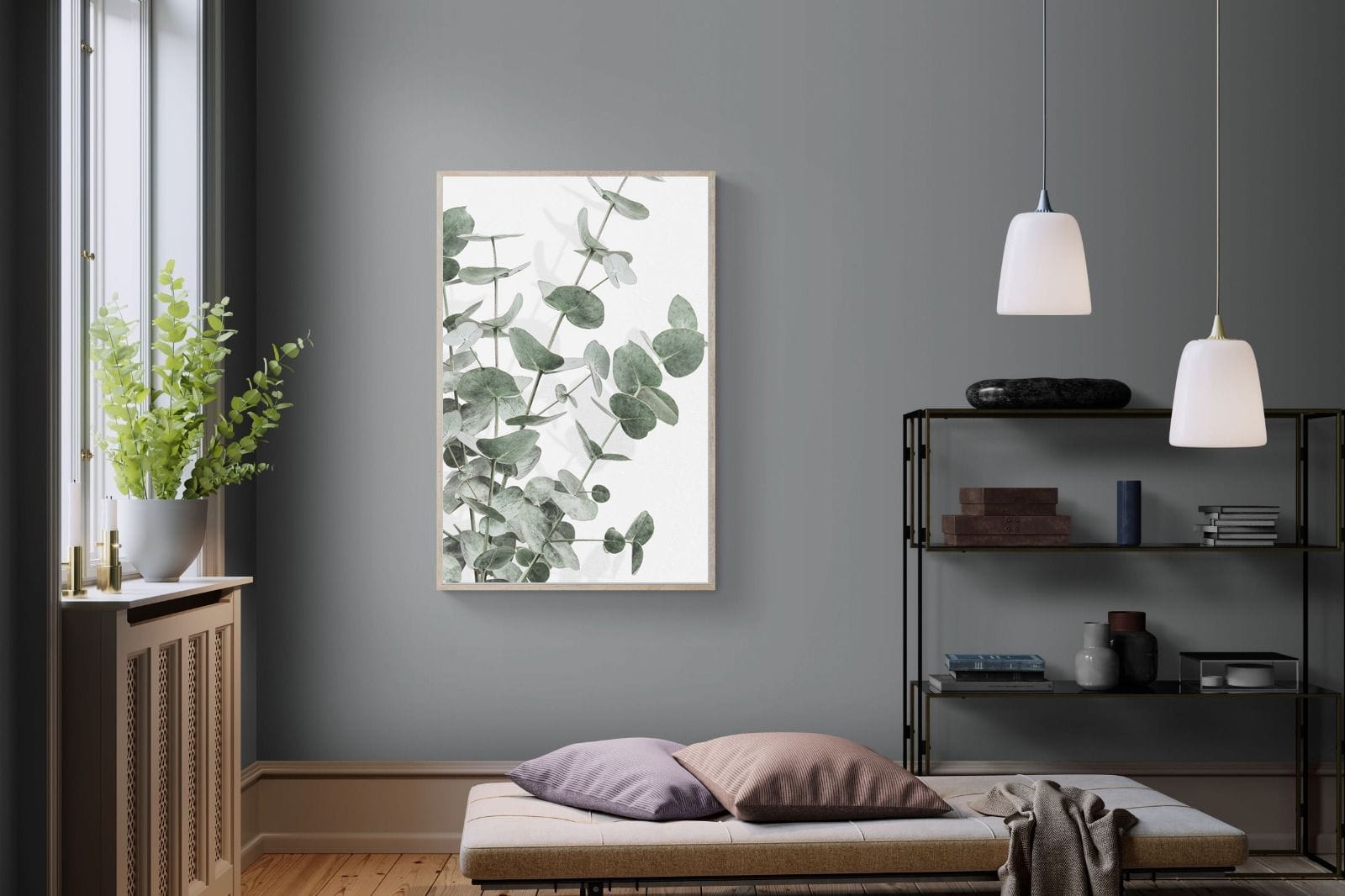 Flourishing Eucalyptus-Wall_Art-100 x 150cm-Mounted Canvas-Wood-Pixalot