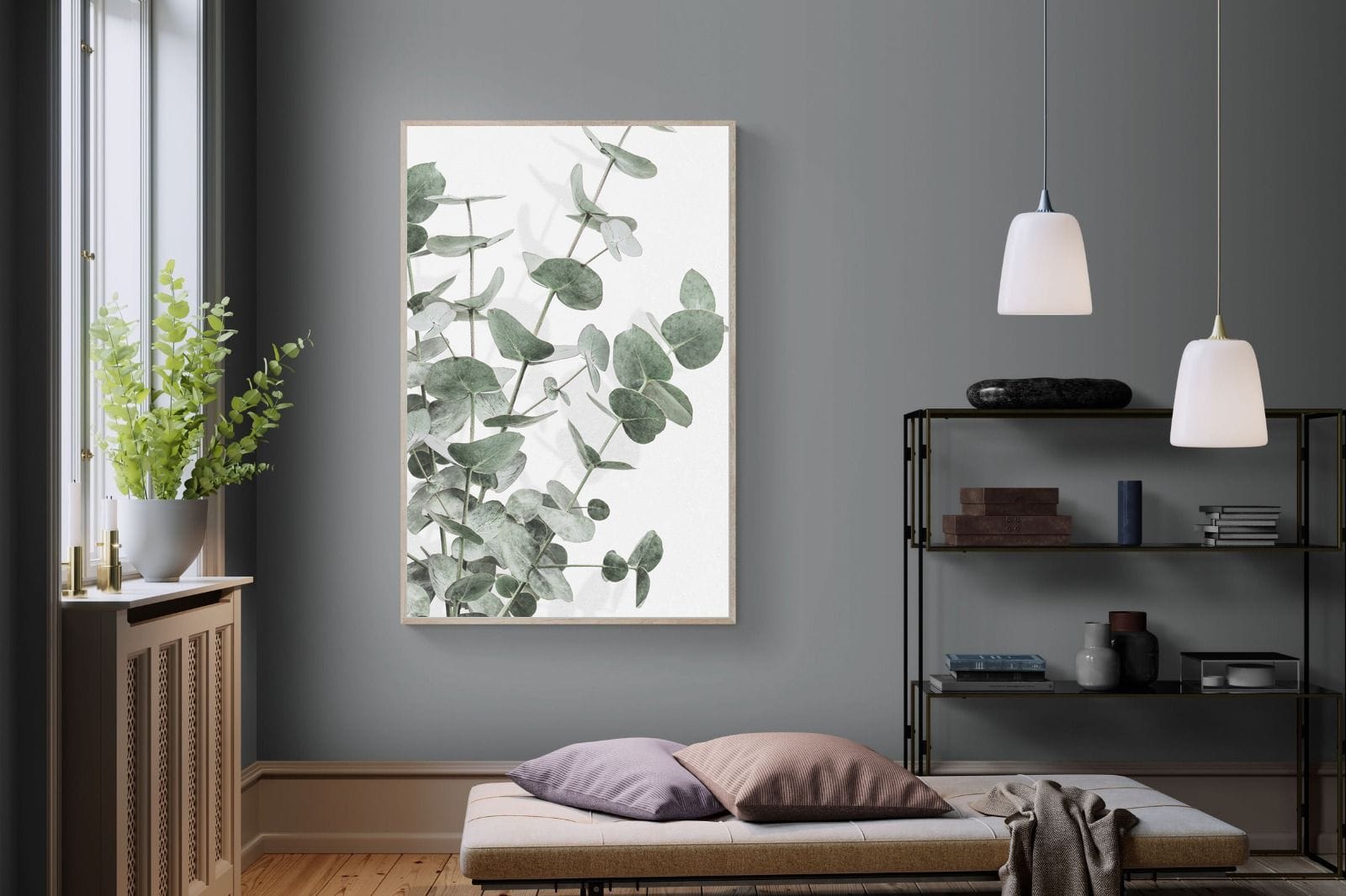 Flourishing Eucalyptus-Wall_Art-120 x 180cm-Mounted Canvas-Wood-Pixalot