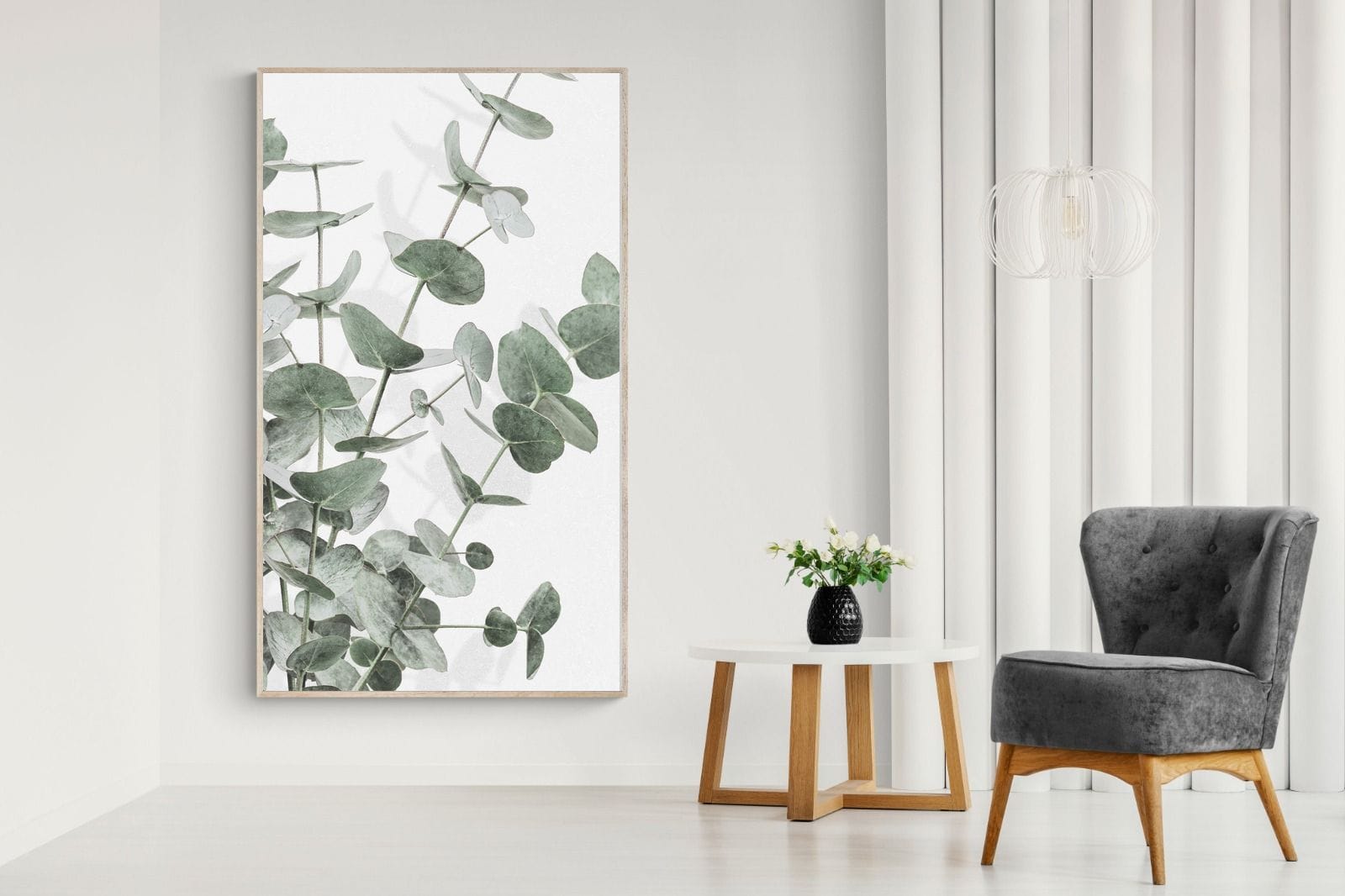 Flourishing Eucalyptus-Wall_Art-130 x 220cm-Mounted Canvas-Wood-Pixalot