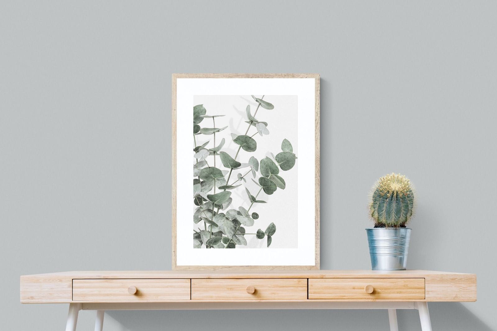 Flourishing Eucalyptus-Wall_Art-60 x 80cm-Framed Print-Wood-Pixalot