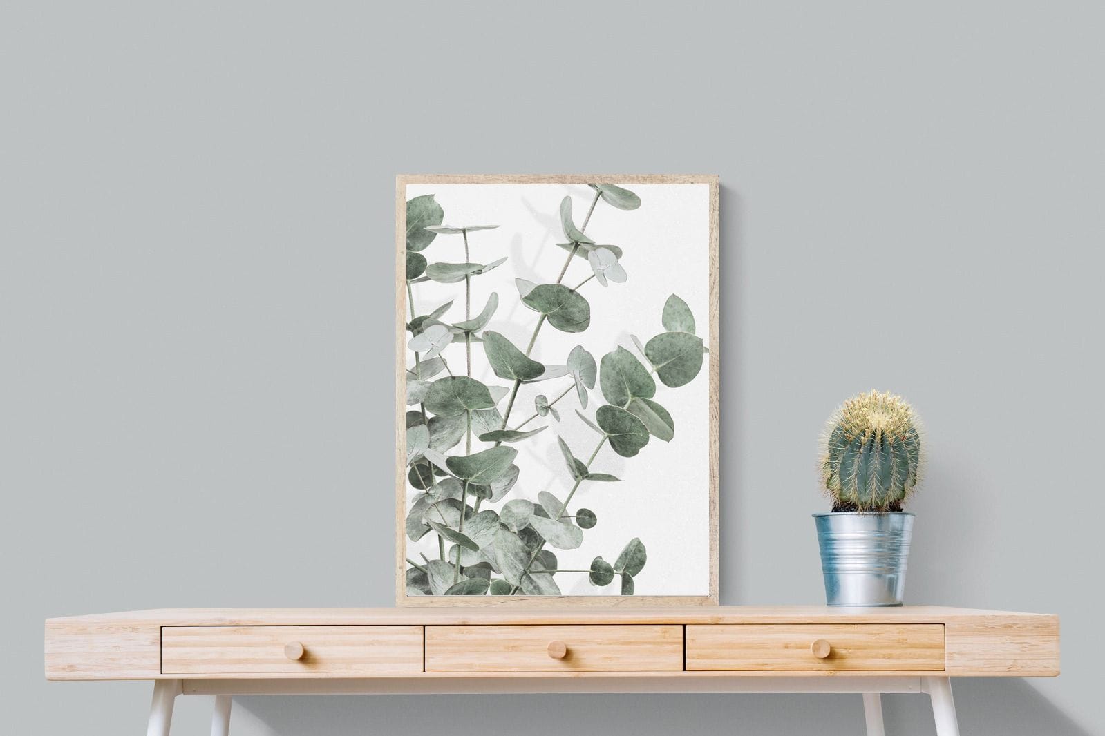 Flourishing Eucalyptus-Wall_Art-60 x 80cm-Mounted Canvas-Wood-Pixalot