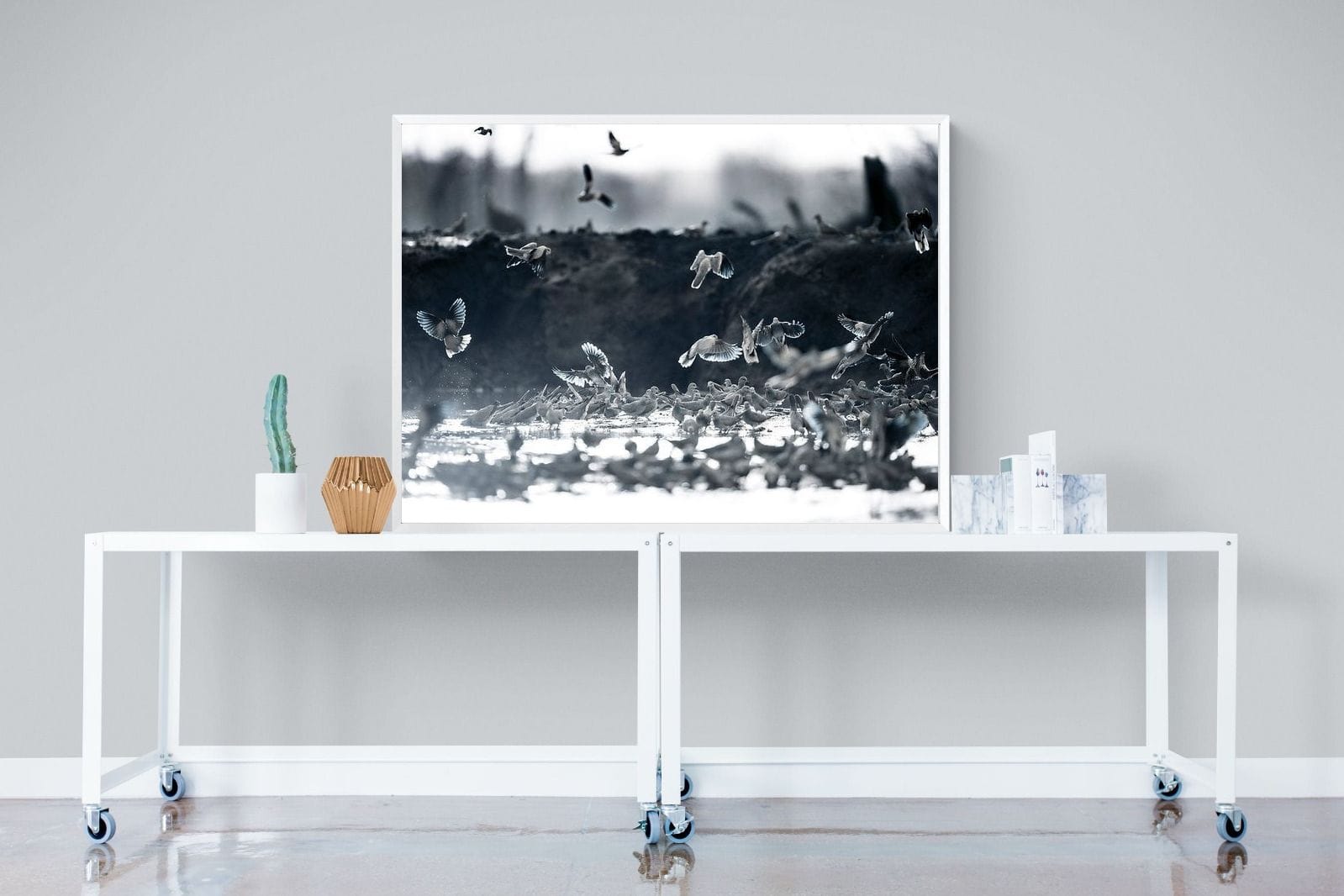 Fluttering Angels-Wall_Art-120 x 90cm-Mounted Canvas-White-Pixalot