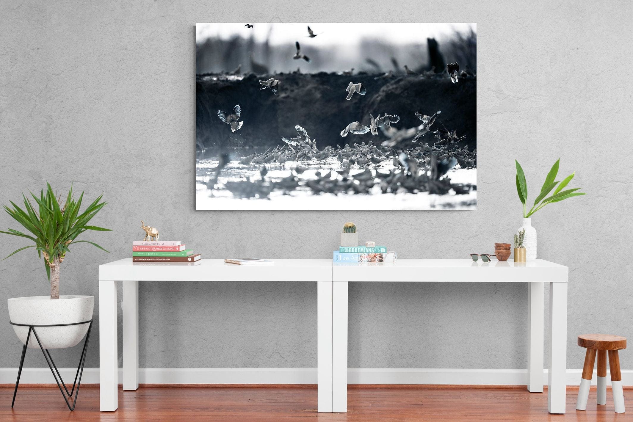 Fluttering Angels-Wall_Art-150 x 100cm-Mounted Canvas-No Frame-Pixalot