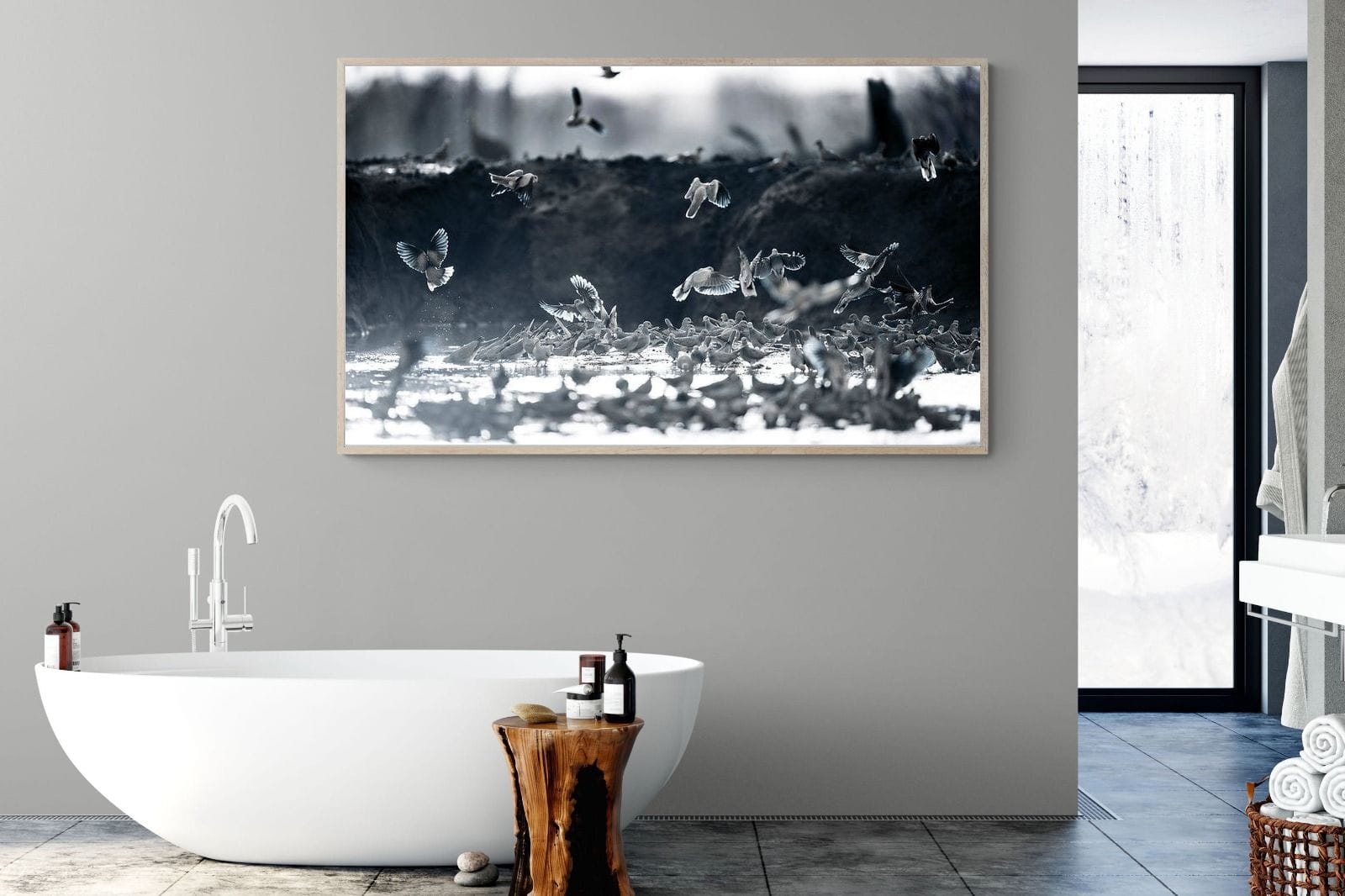 Fluttering Angels-Wall_Art-180 x 110cm-Mounted Canvas-Wood-Pixalot