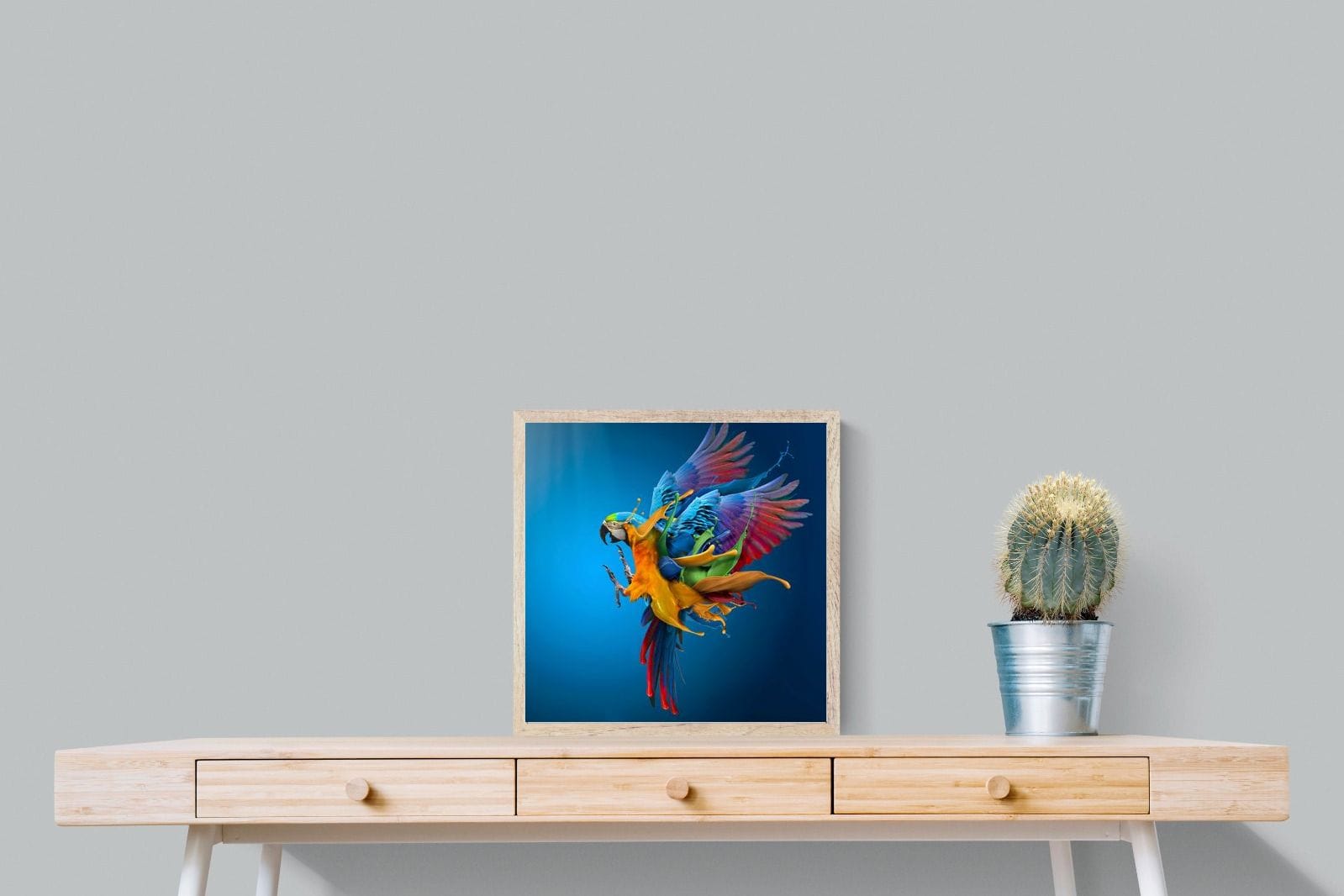 Flying Colours-Wall_Art-50 x 50cm-Mounted Canvas-Wood-Pixalot