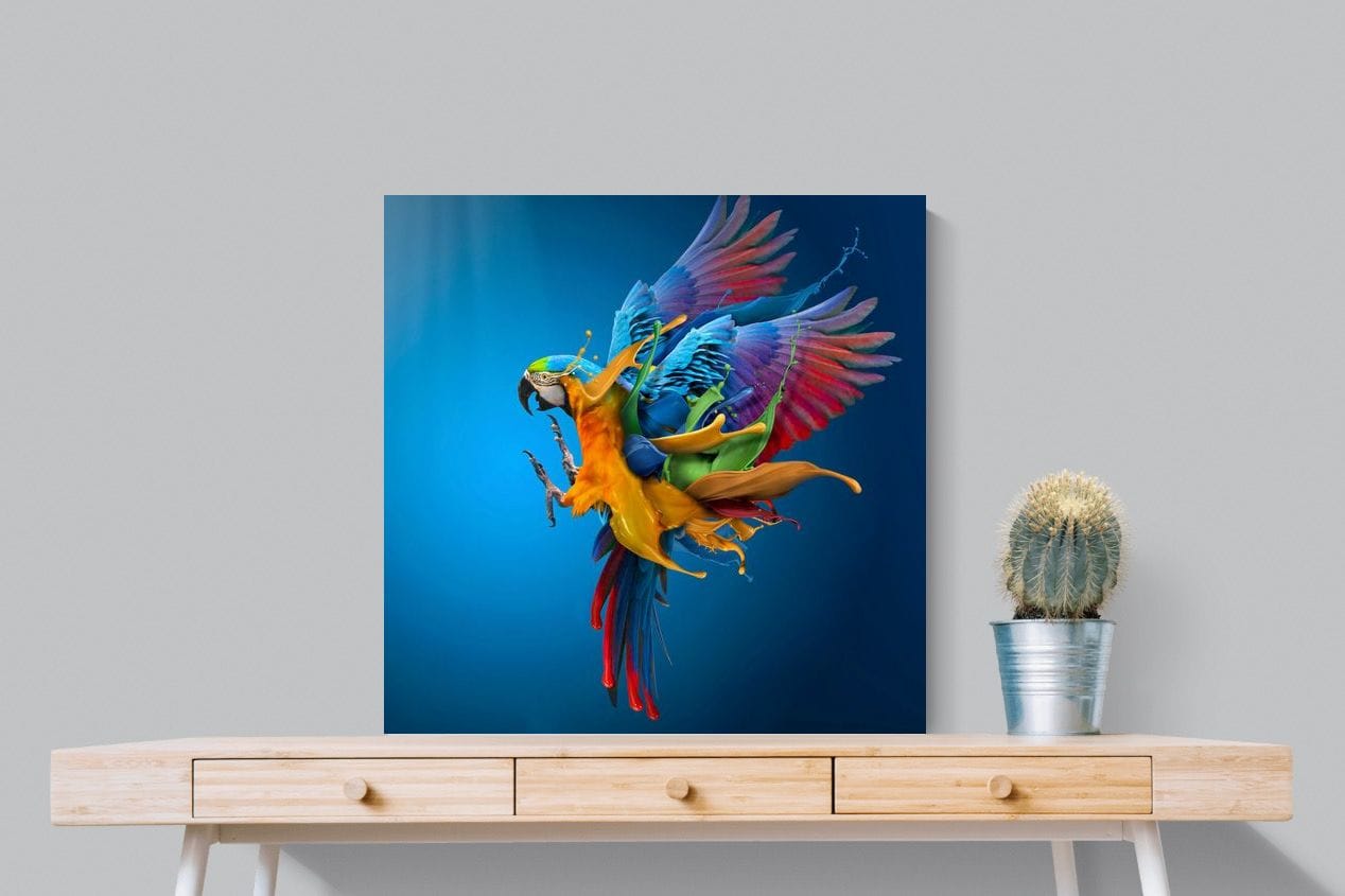 Flying Colours-Wall_Art-80 x 80cm-Mounted Canvas-No Frame-Pixalot