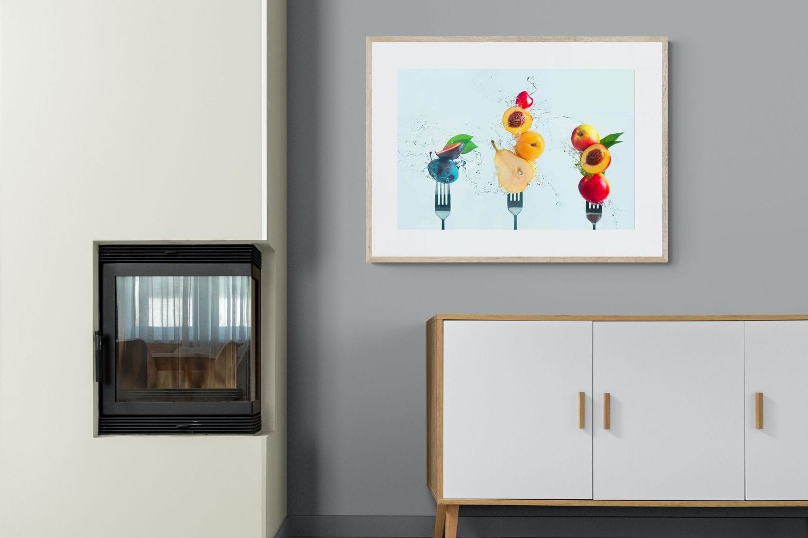 Fruit Salad-Wall_Art-100 x 75cm-Framed Print-Wood-Pixalot