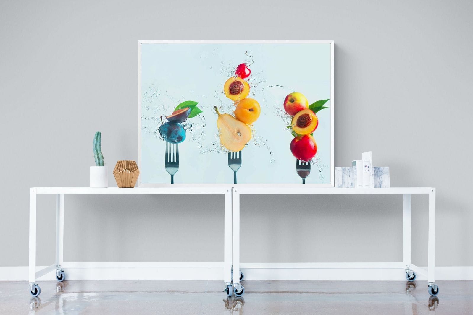 Fruit Salad-Wall_Art-120 x 90cm-Mounted Canvas-White-Pixalot