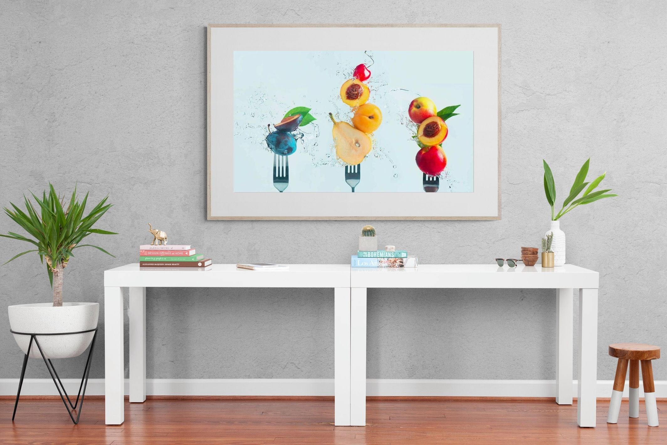Fruit Salad-Wall_Art-150 x 100cm-Framed Print-Wood-Pixalot