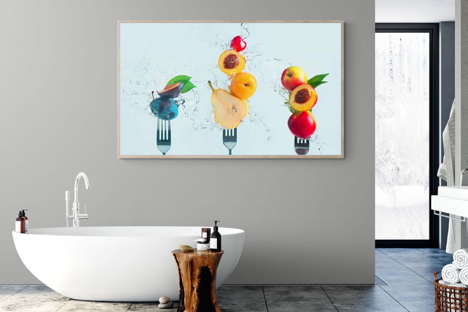Fruit Salad-Wall_Art-180 x 110cm-Mounted Canvas-Wood-Pixalot