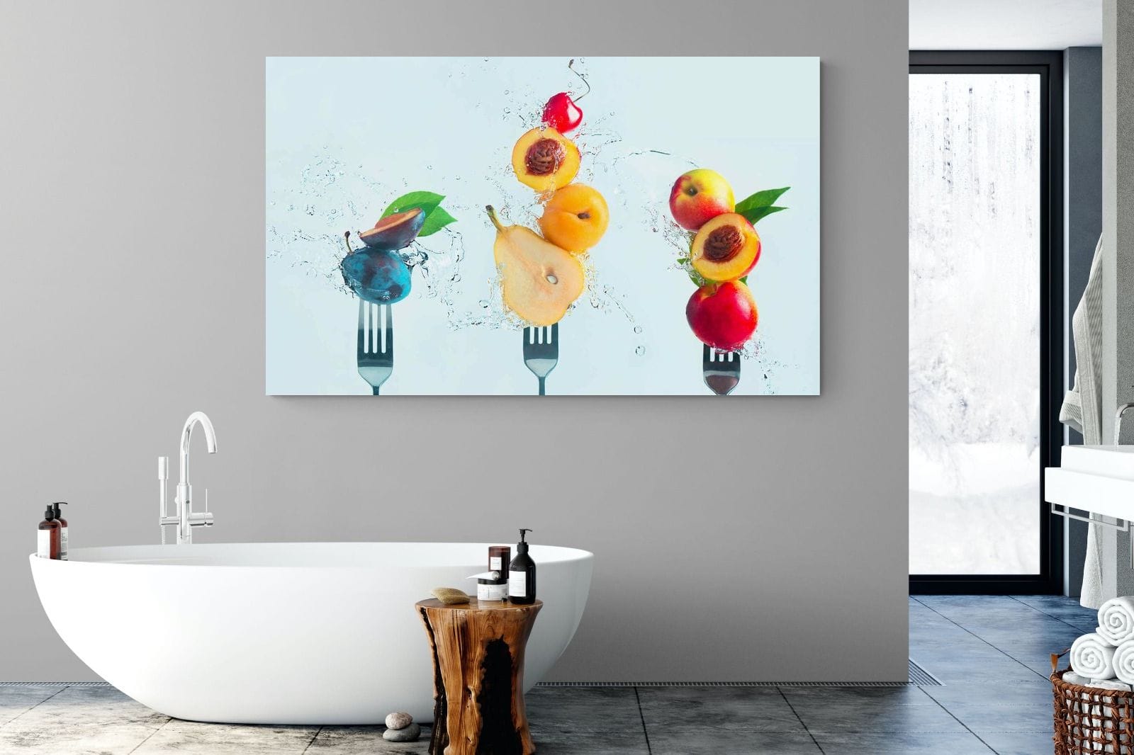 Fruit Salad-Wall_Art-180 x 110cm-Mounted Canvas-No Frame-Pixalot