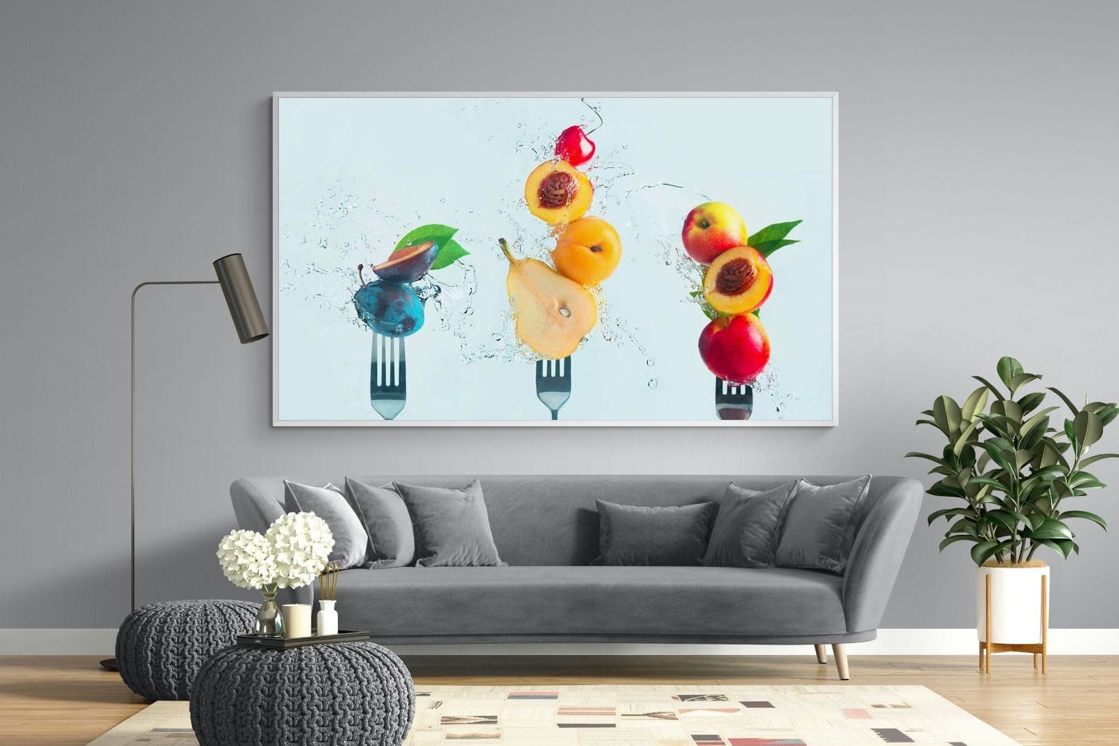 Fruit Salad-Wall_Art-220 x 130cm-Mounted Canvas-White-Pixalot