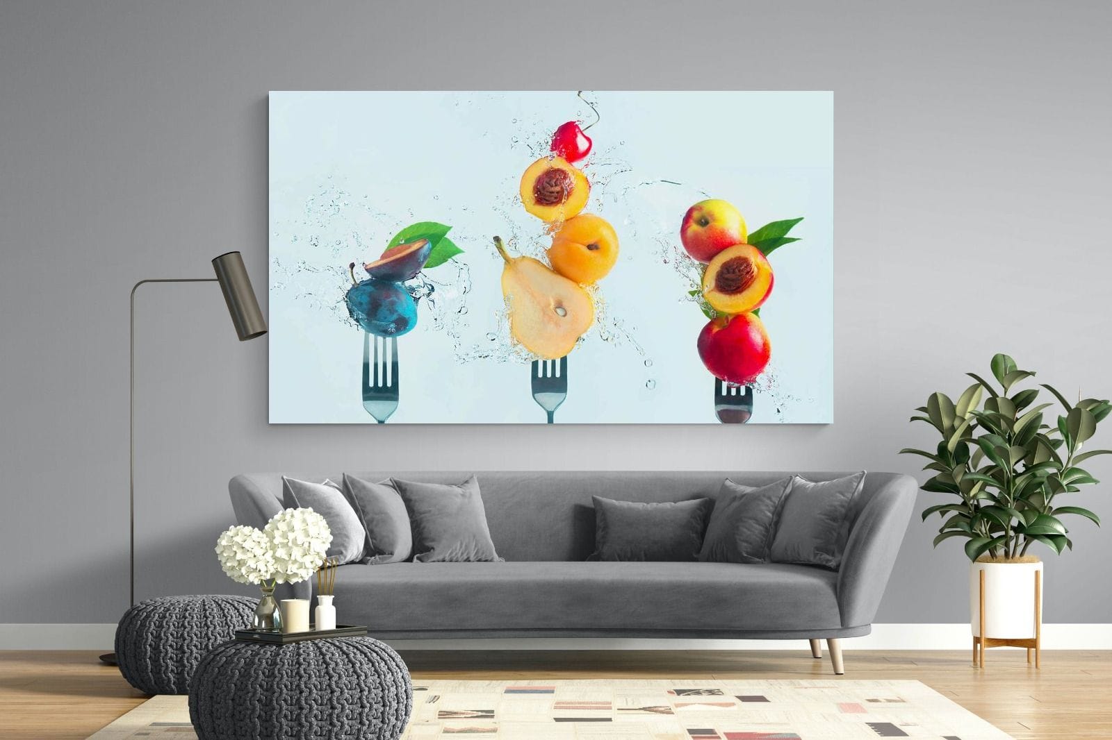 Fruit Salad-Wall_Art-220 x 130cm-Mounted Canvas-No Frame-Pixalot