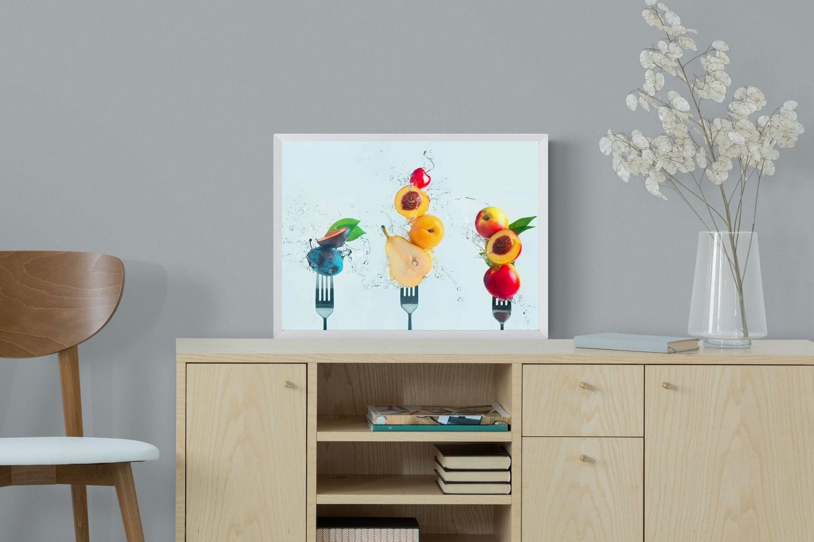 Fruit Salad-Wall_Art-60 x 45cm-Mounted Canvas-White-Pixalot