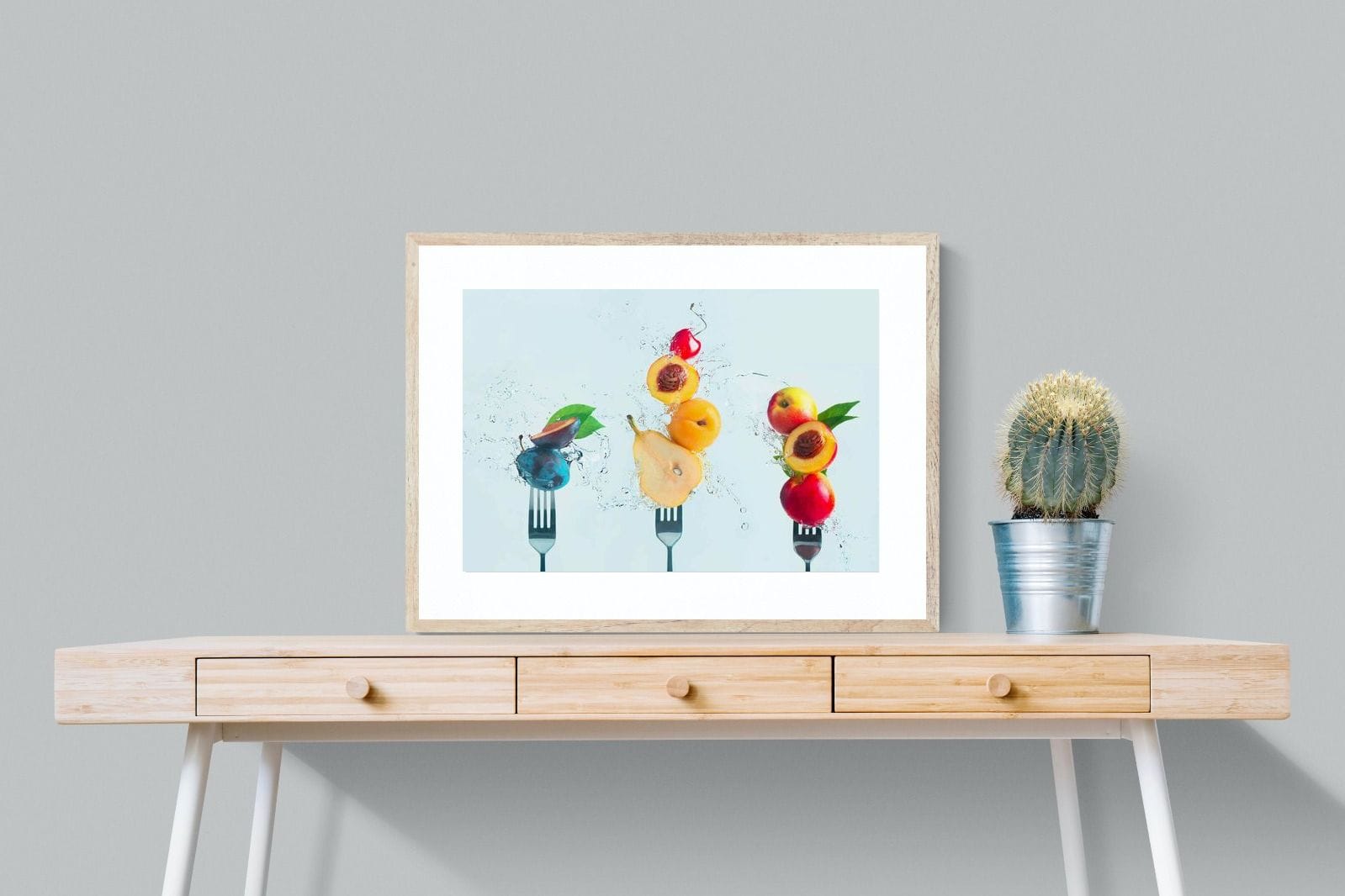 Fruit Salad-Wall_Art-80 x 60cm-Framed Print-Wood-Pixalot