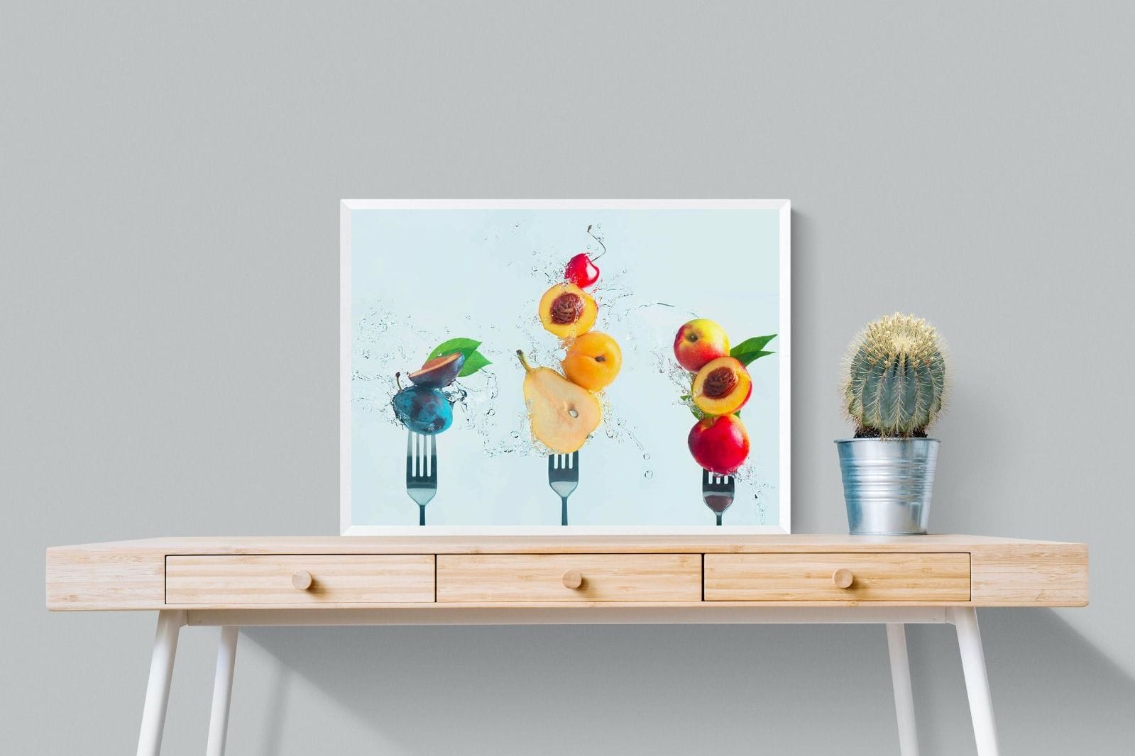 Fruit Salad-Wall_Art-80 x 60cm-Mounted Canvas-White-Pixalot