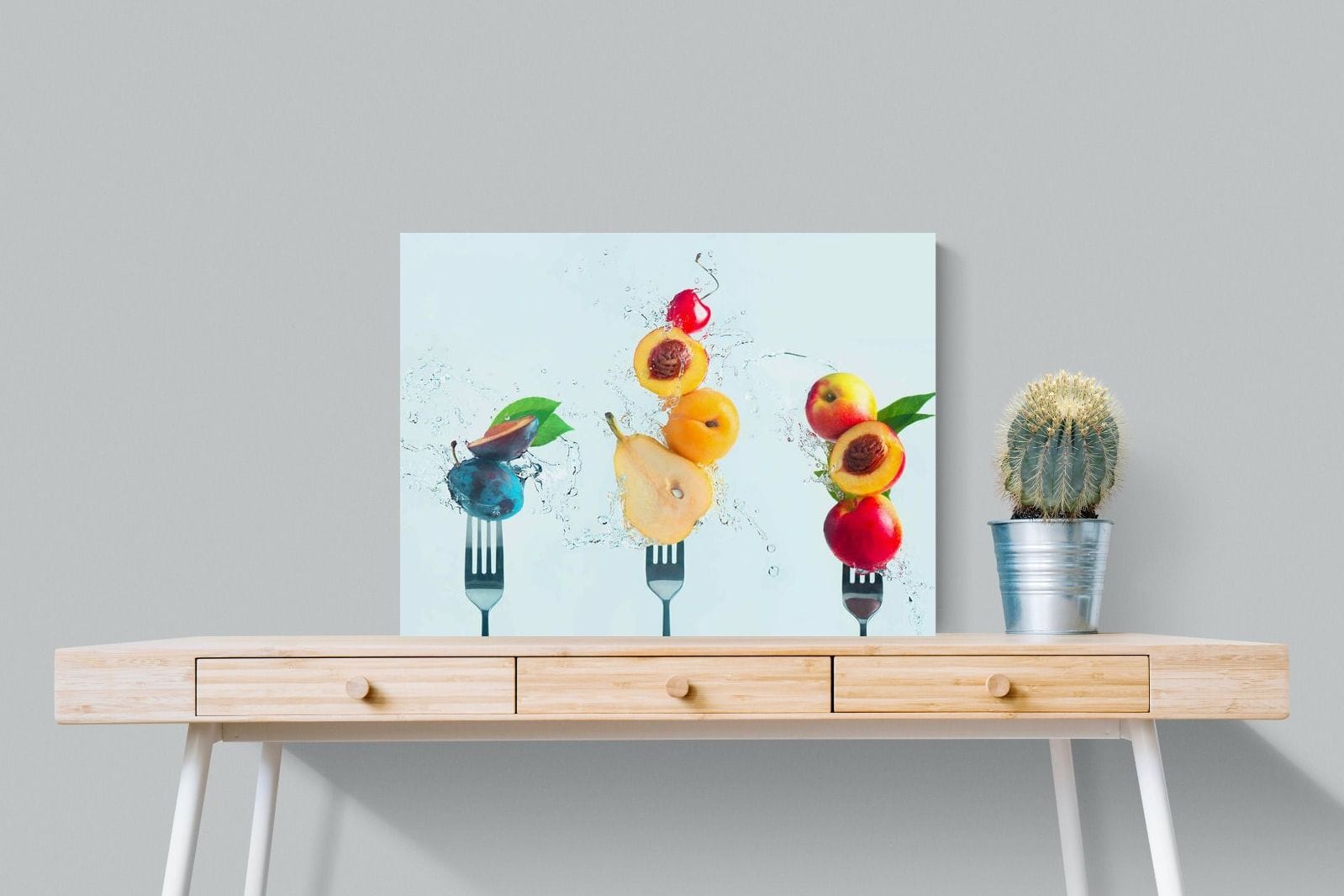 Fruit Salad-Wall_Art-80 x 60cm-Mounted Canvas-No Frame-Pixalot
